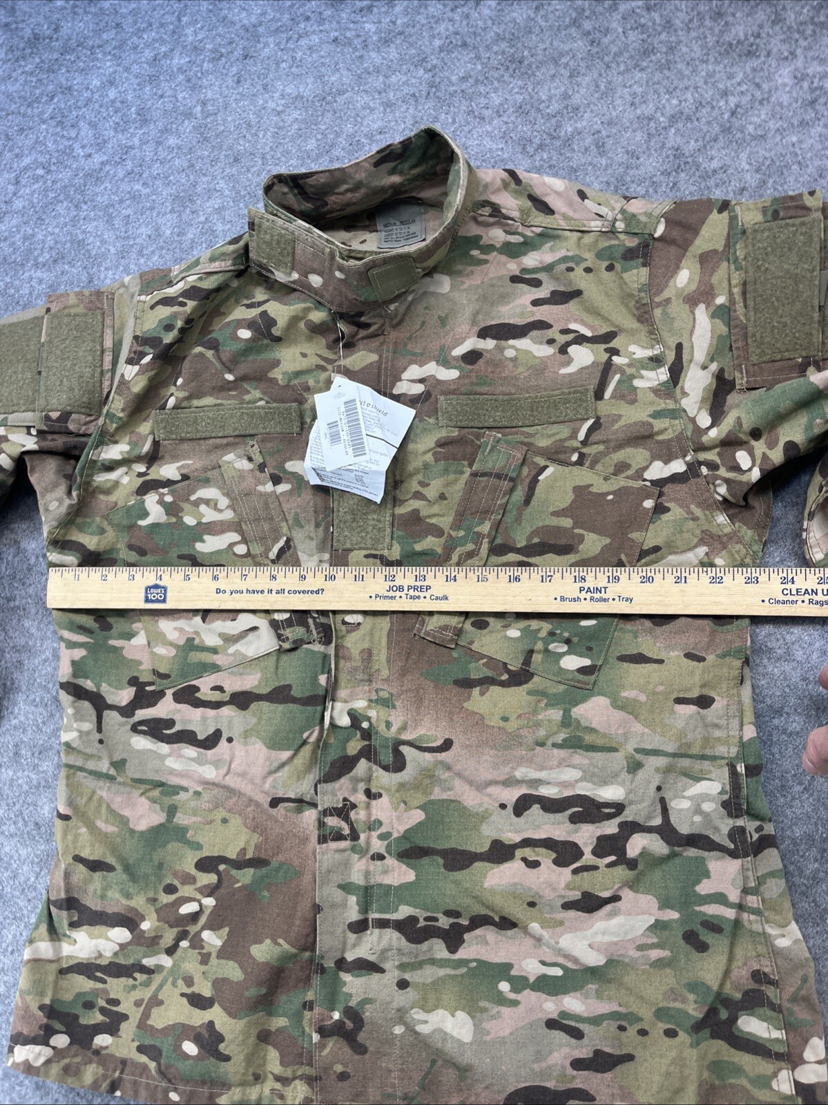 Army Combat Uniform Coat Medium Regular Unisex Flame Resistant Insect Sheild New