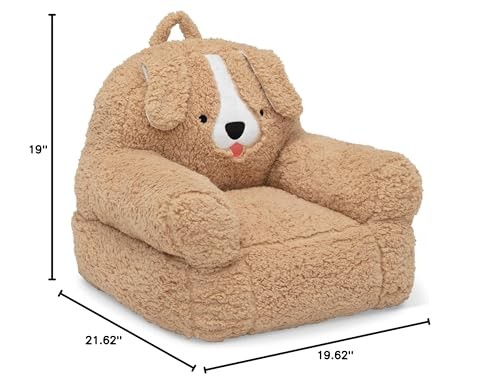 Delta Children Cozee Buddy Dog Chair - Ultra-Cozy Kids Seating