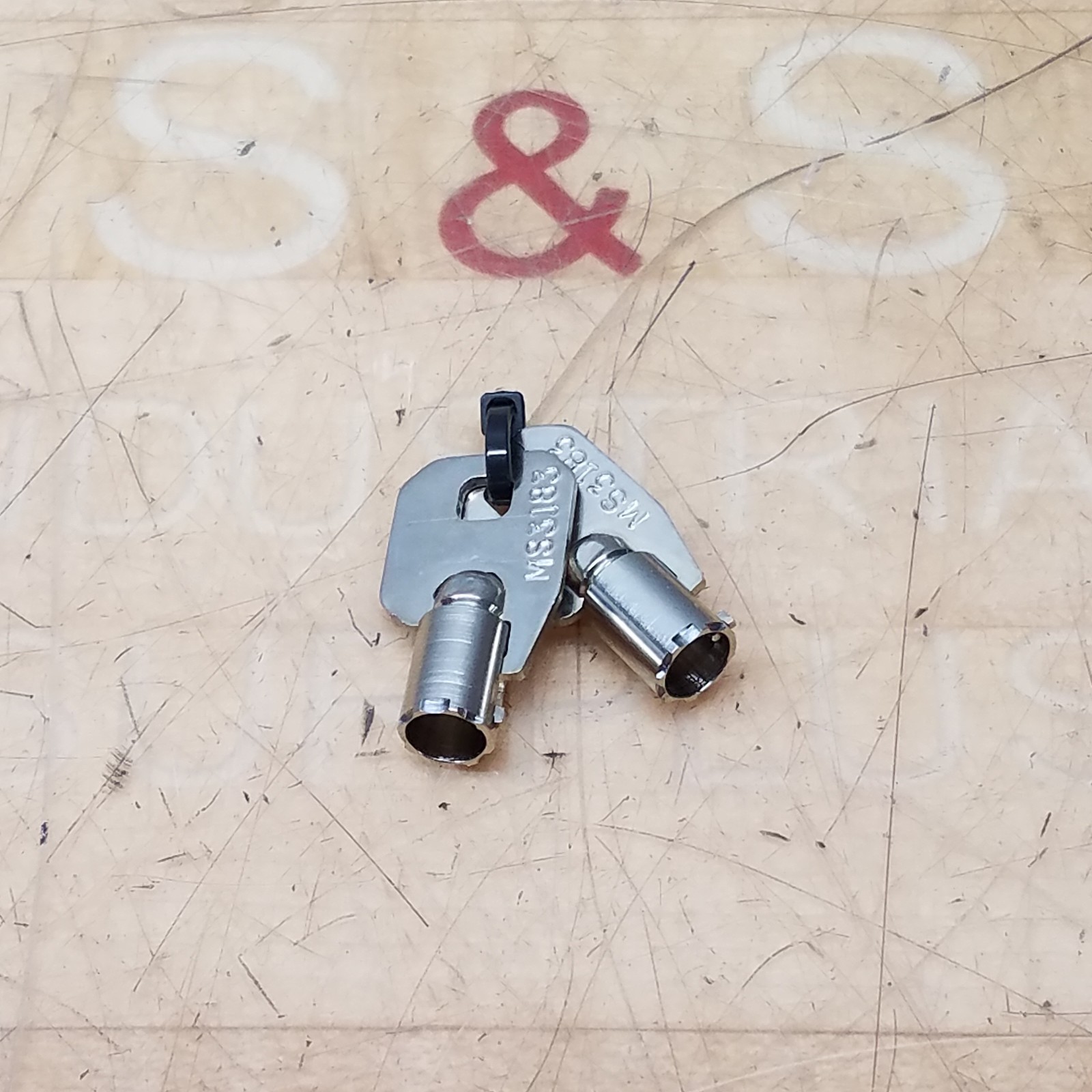 Lot Of 2 - Chicago Lock Company MS3183 Key - USED