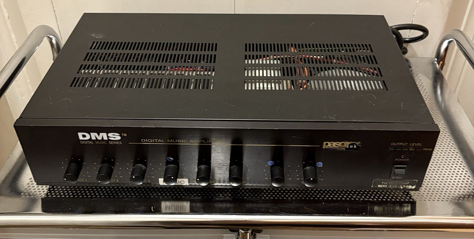 PASO DMS3120 DMS Series 240W 4-Channel 3-Zone Digital Power Amplifier