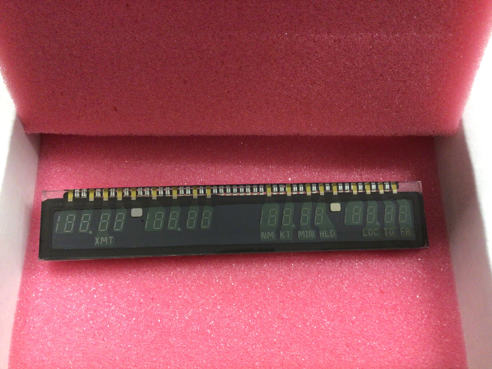 New Display (P/N: 50775-0001) for the Narco MK-12E / NCS 812 Nav/Comm units