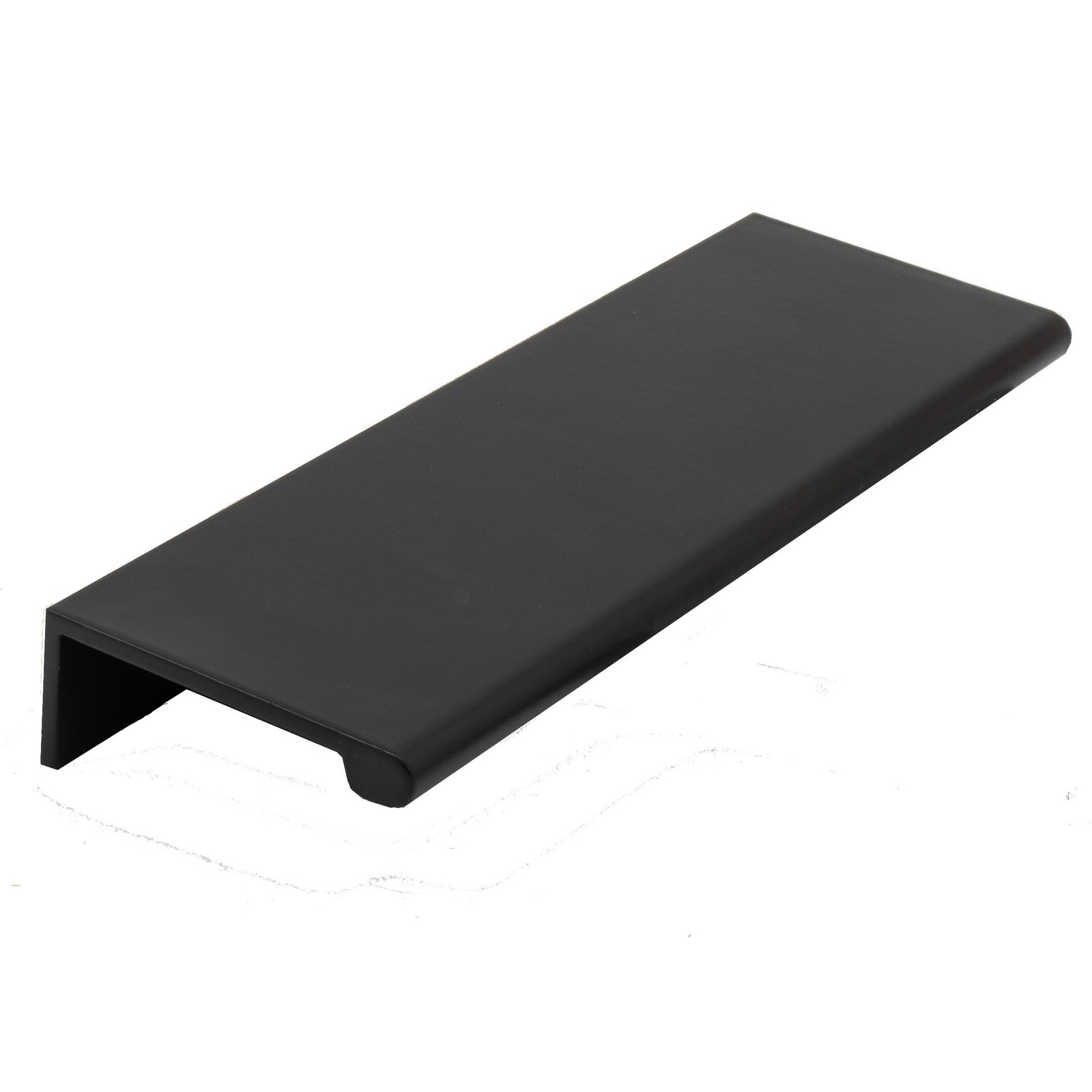 Cabinet Edge Pull, 3 Inches, 5-1/4" Overall Length, Matte Black by Stone Harbor