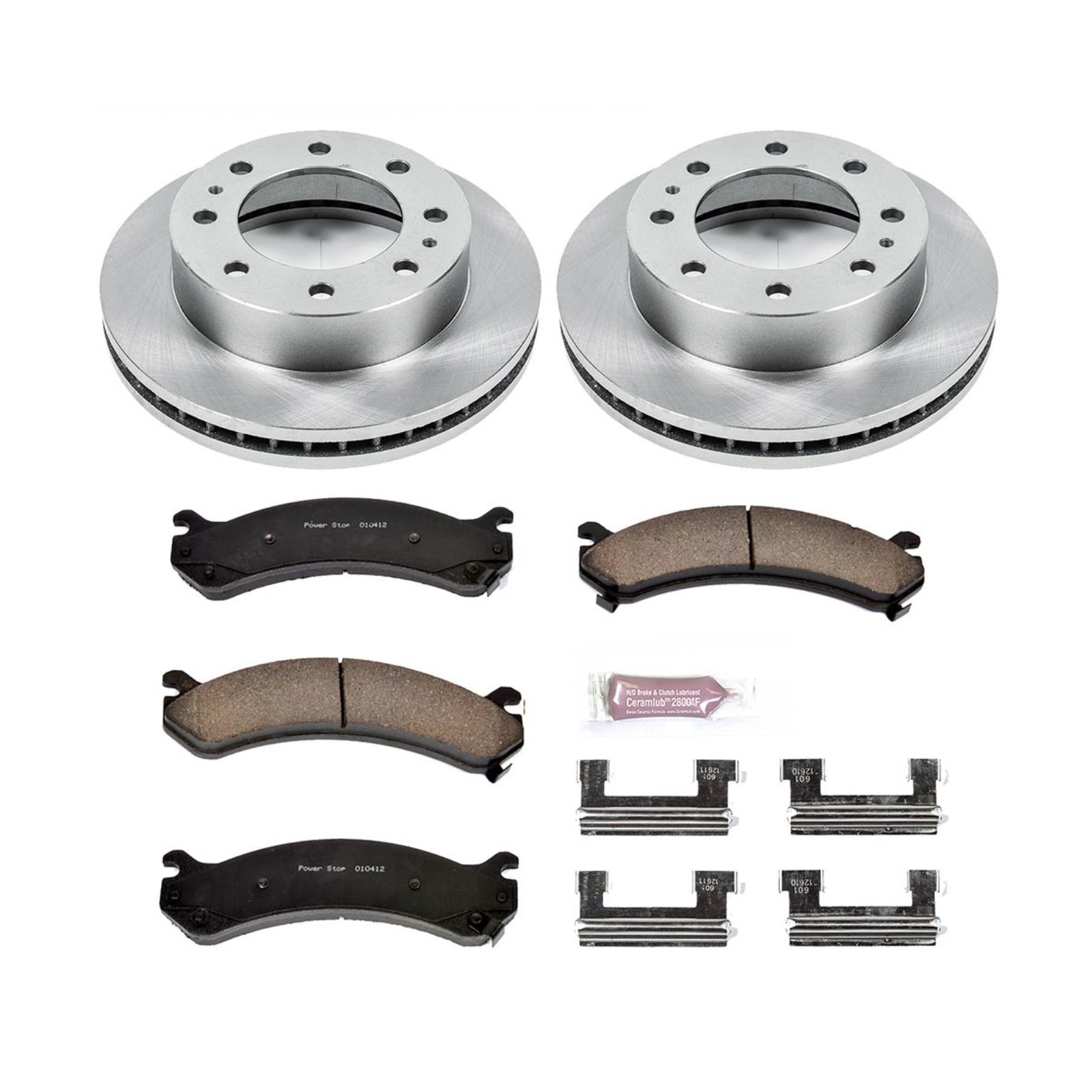 Power Stop KOE2020 Front 1-Click Replacement Brake for Express / Sierra / Yukon