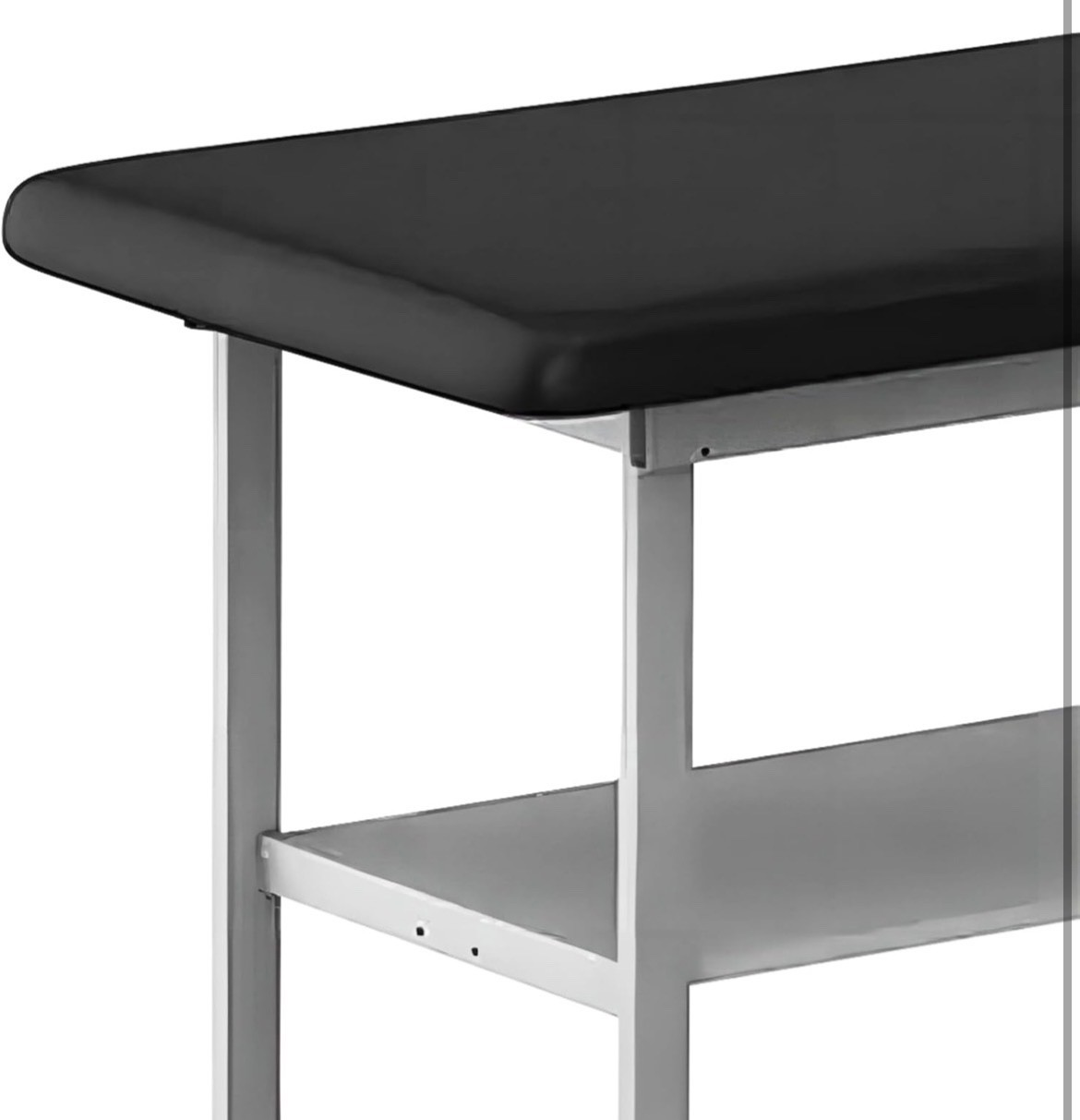 Helsevesen 27” Width Doctor Exam Treatment Table with Full Shelf Below