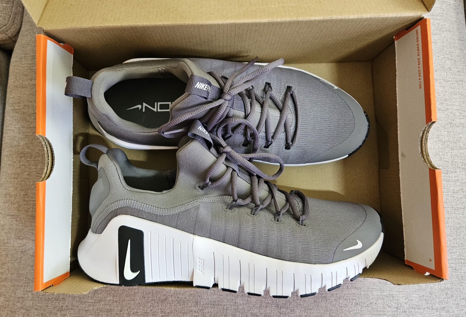 Nike Free Metcon 6 Men's Training Sneakers Size 11 Gunsmoke Brand New In Box