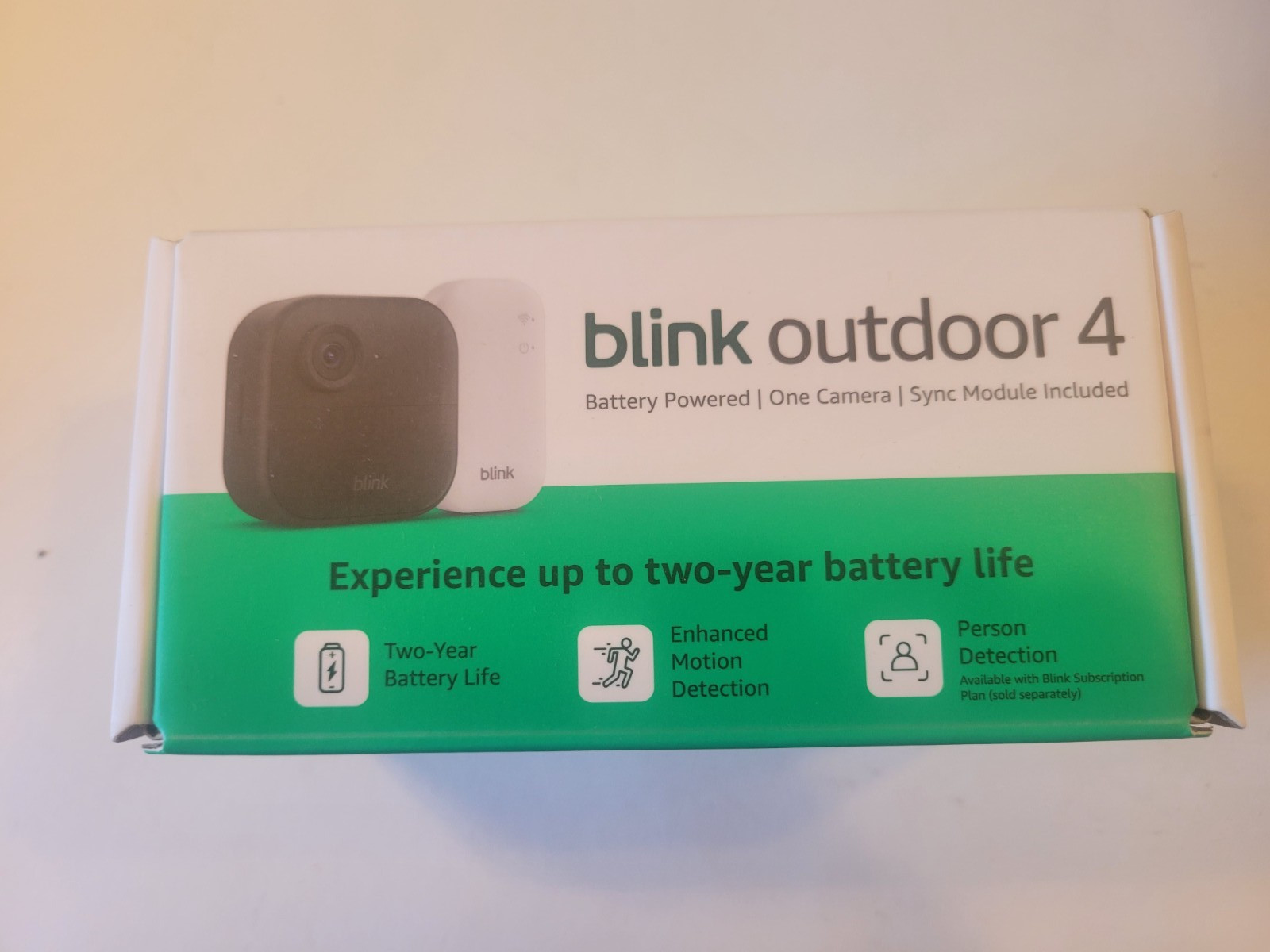 New Blink Outdoor 4 (4th Gen) Smart Security Camera Wire Free W/ Sync Module