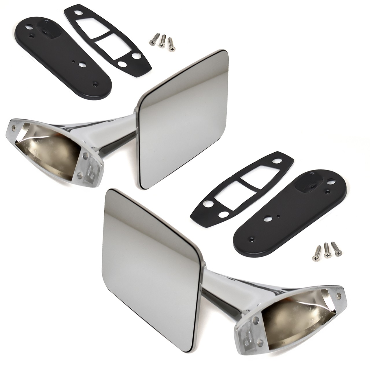Outside Mirror Chrome PAIR 1970-1972 C10 Truck