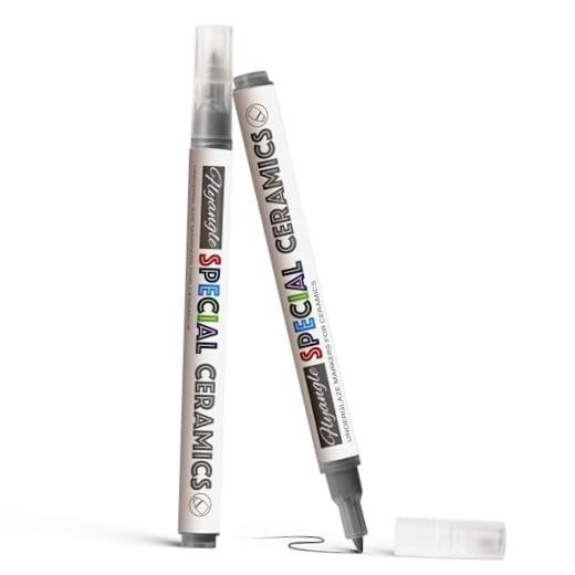 Underglaze Pen for Ceramics - Underglaze Marker for Pottery Glaze - Black
