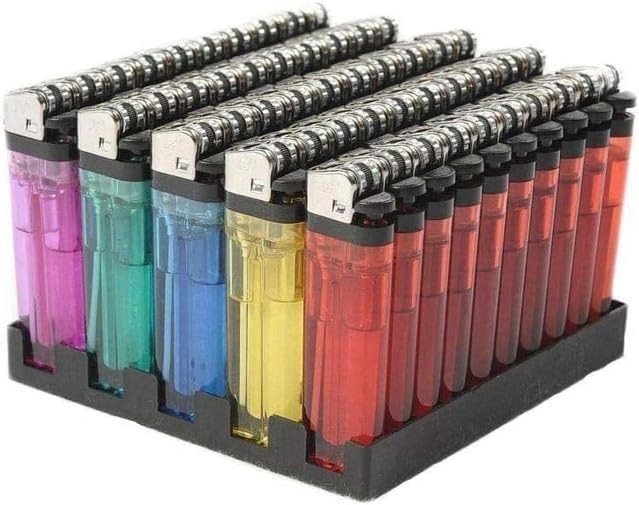 Lot Classic Disposable Lighter Soft Flame Kitchen Lighter - Newly Improve Qualit