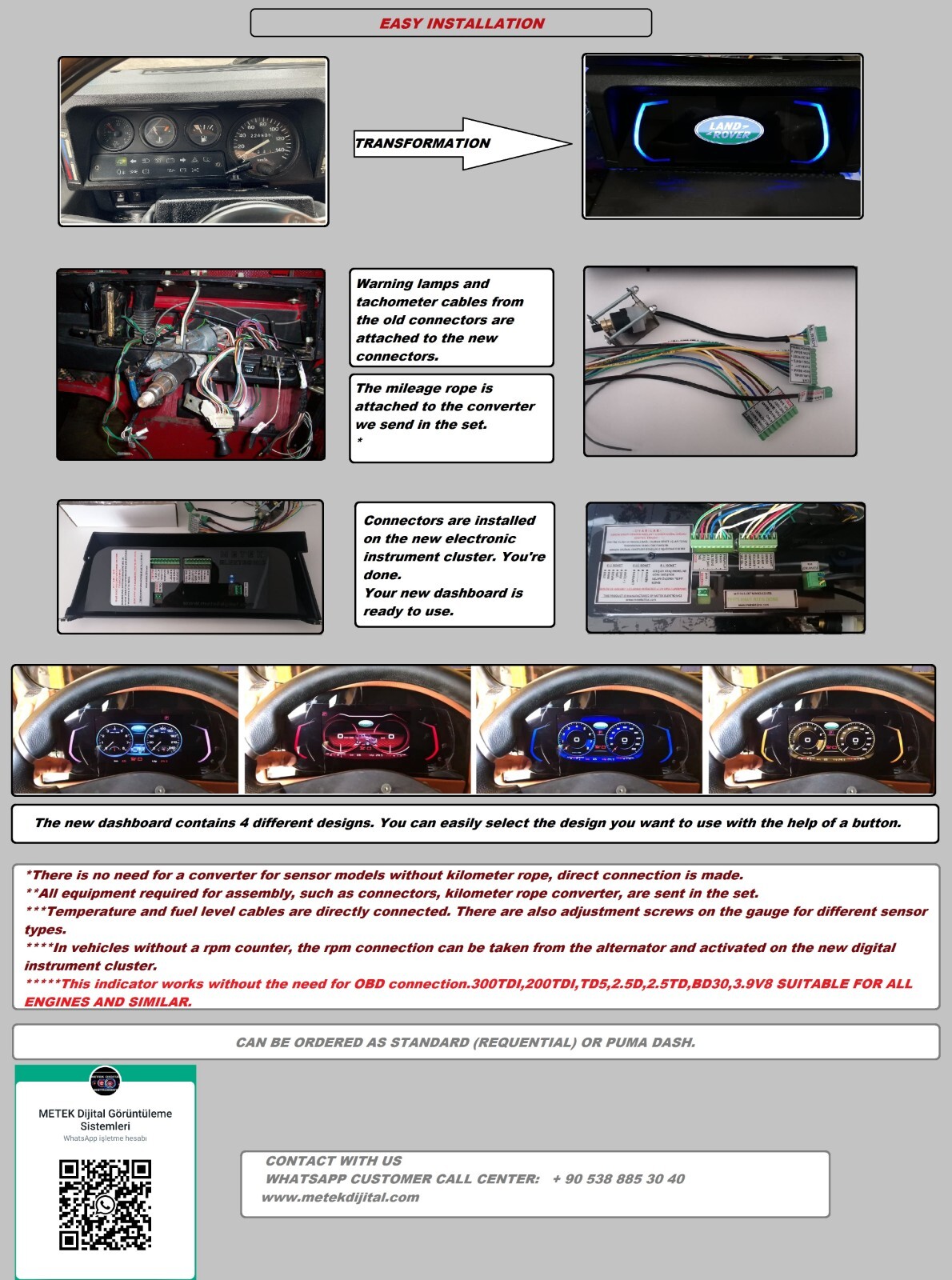 LAND ROVER DEFENDER DIGITAL DASHBOARD LUXURY