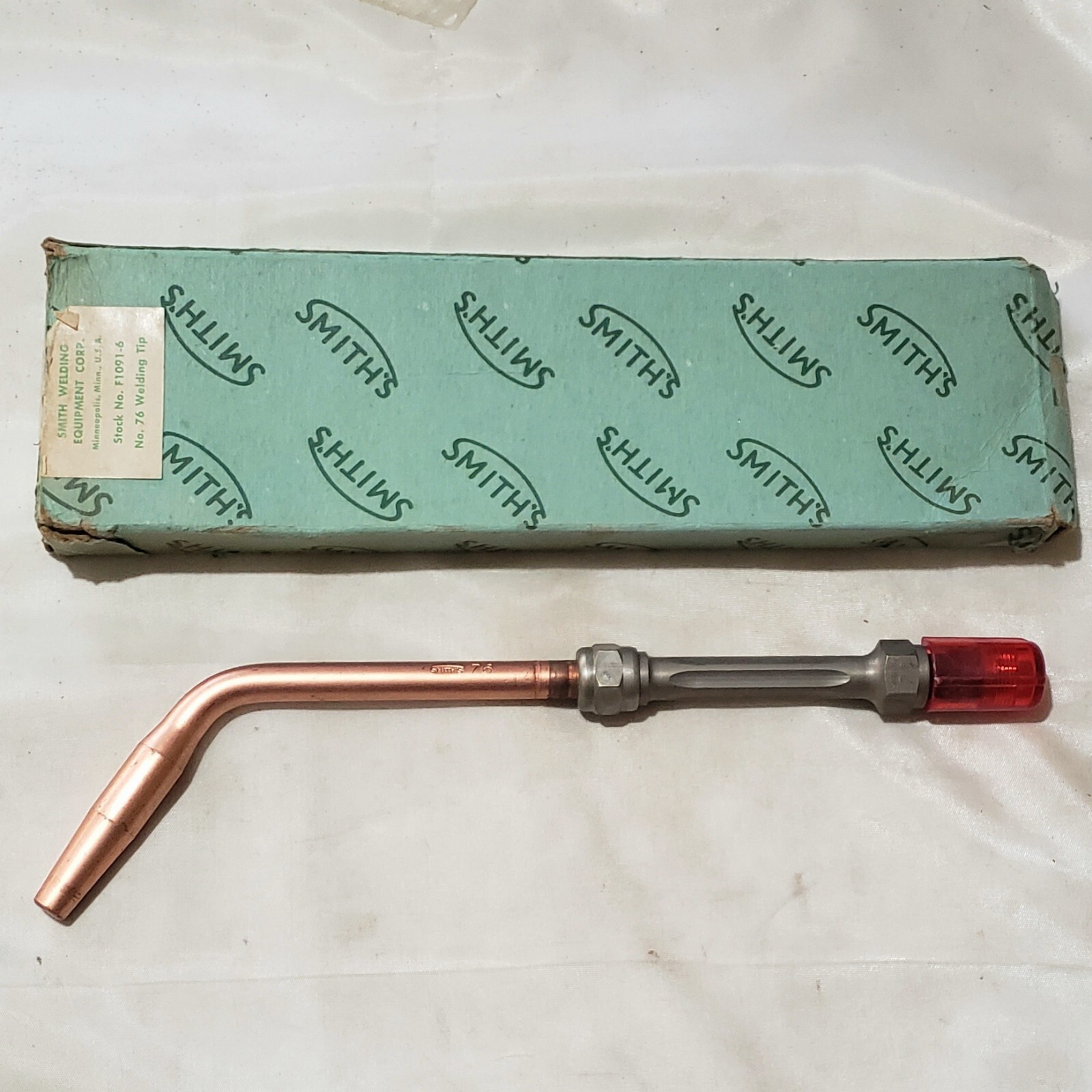 Smith F1091-6 No. 76 Brazing Welding Torch Tip Nozzle Heavy Duty