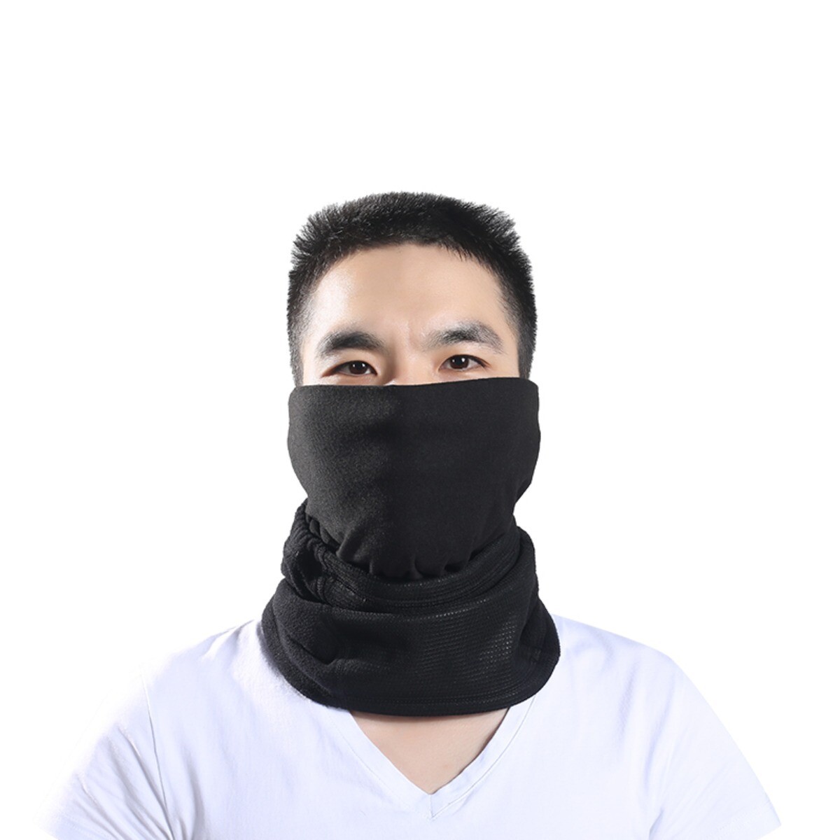 Winter Fleece Neck Warm Windproof Neck Gaiter Cold Weather Face Mask for Unisex