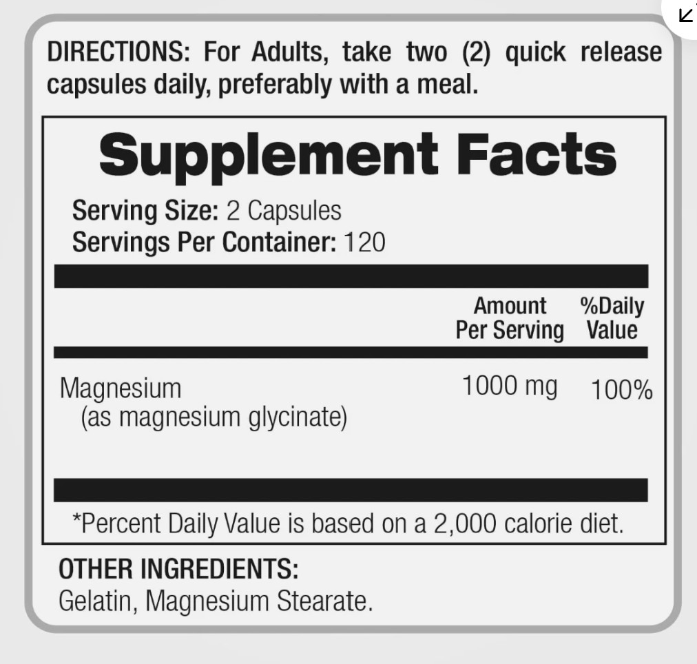 fito medics magniusm 240 capsules 1000mg