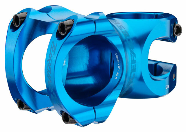 RaceFace Turbine R 35 Stem - 32mm, 35mm Clamp, *+/-0, 1 1/8", Blue