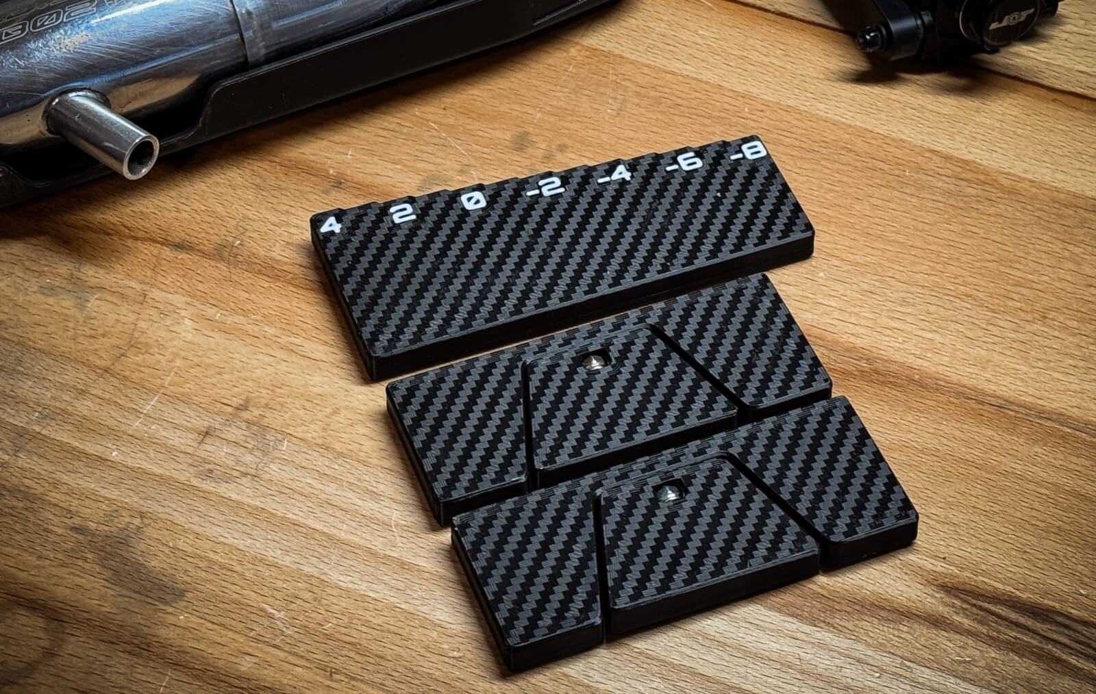 Compact Folding Droop Blocks and Droop Gauge (36mm)