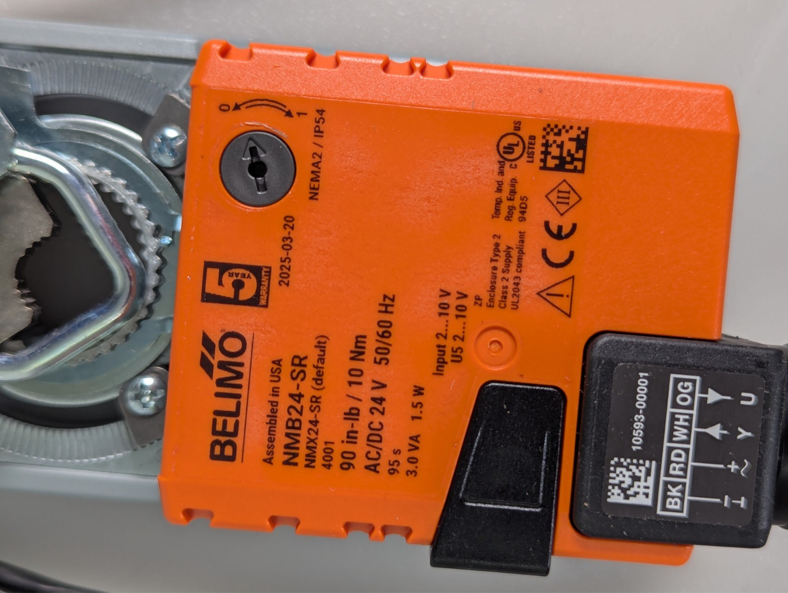 Belimo NMB24-SR Modulating Damper Actuator 90in-Lb AC/DC V