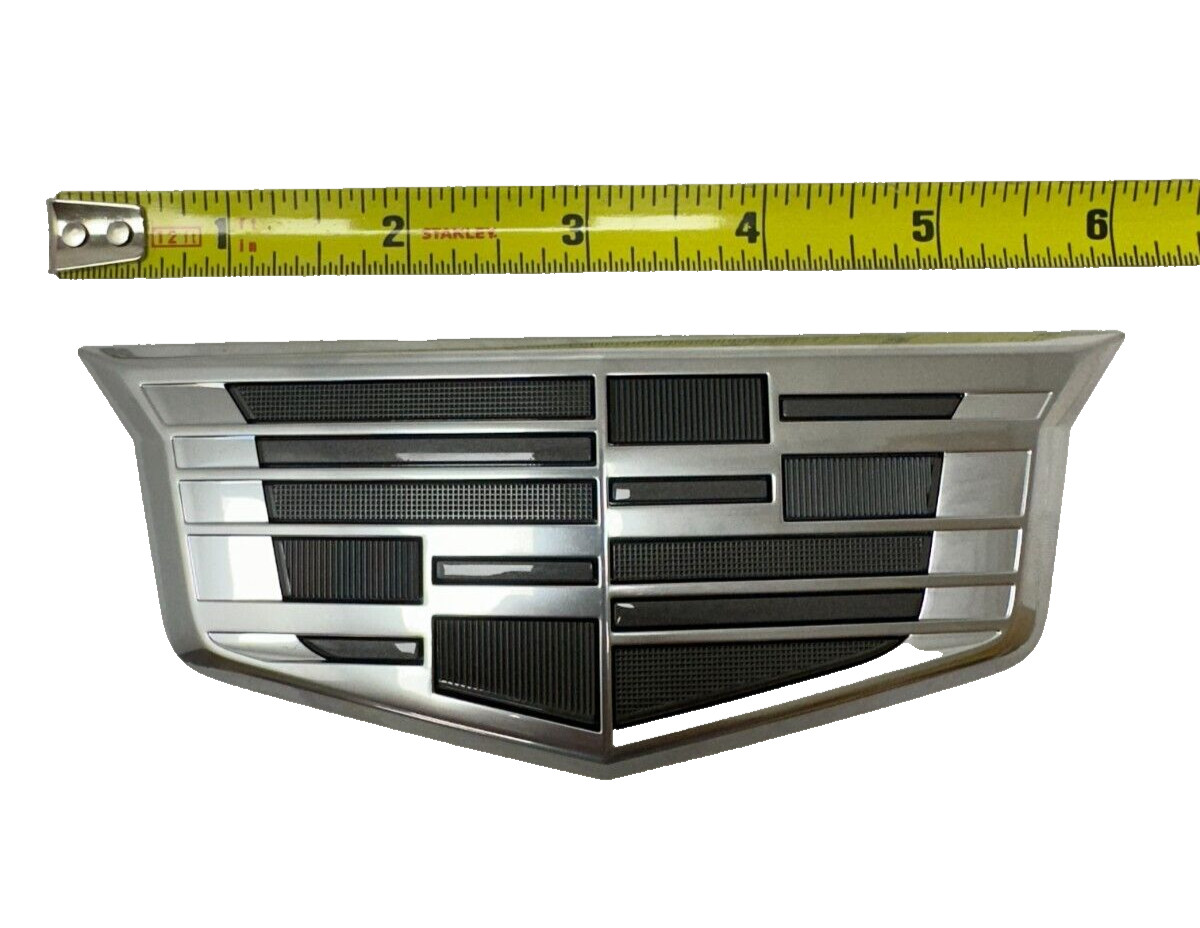 OEM GM 2021-2024 Cadillac Escalade Monochrome Rear Emblem 6inch Non Lit 84672028