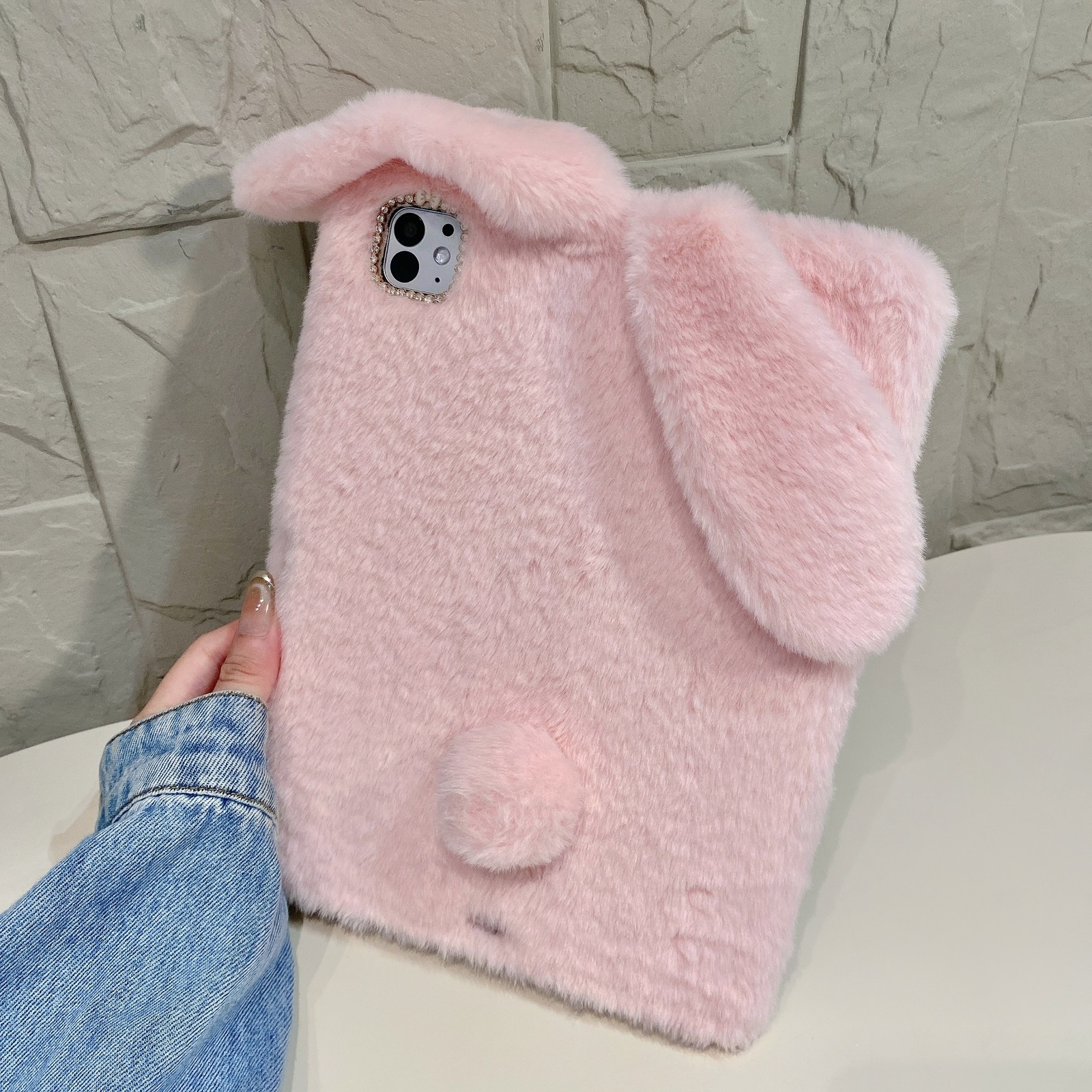 Furry Fluffy Protective Case Cover For iPad 6/7th 8th 9th 10th 11th Gen Pro Mini
