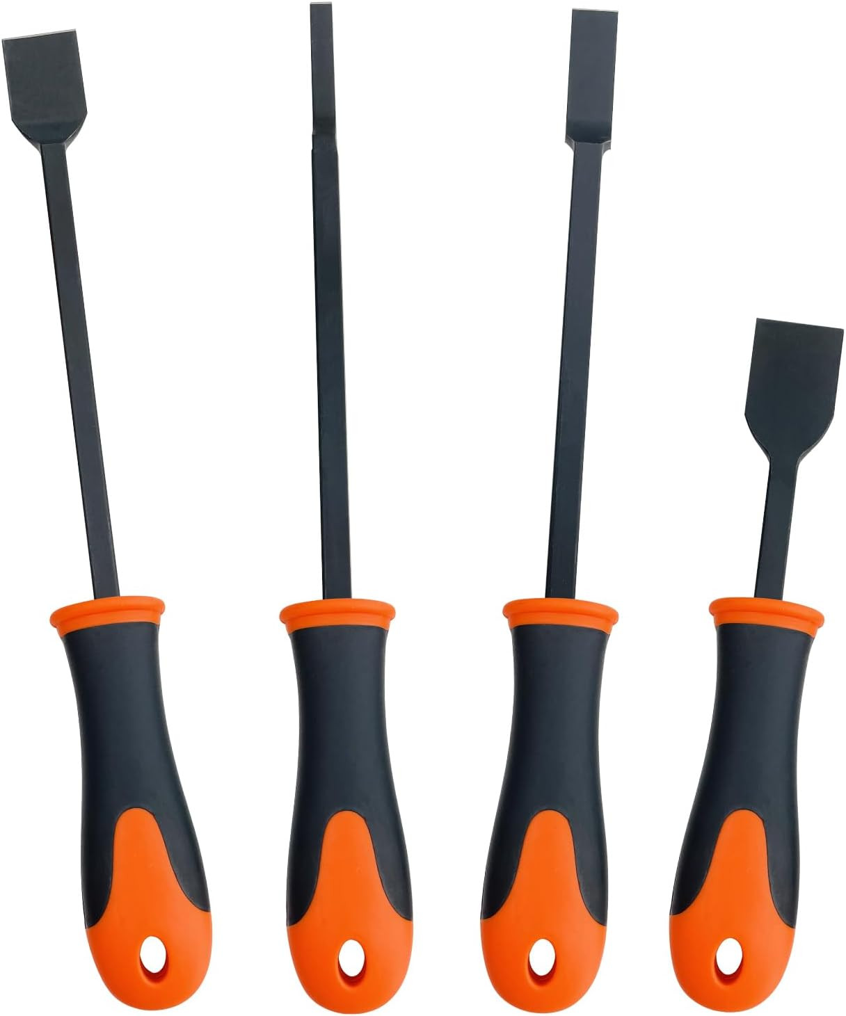 Gasket Scraper Set 4Pc 1/4" 1/2" 31/32" Rust Residue Removal Tool Extended Handl