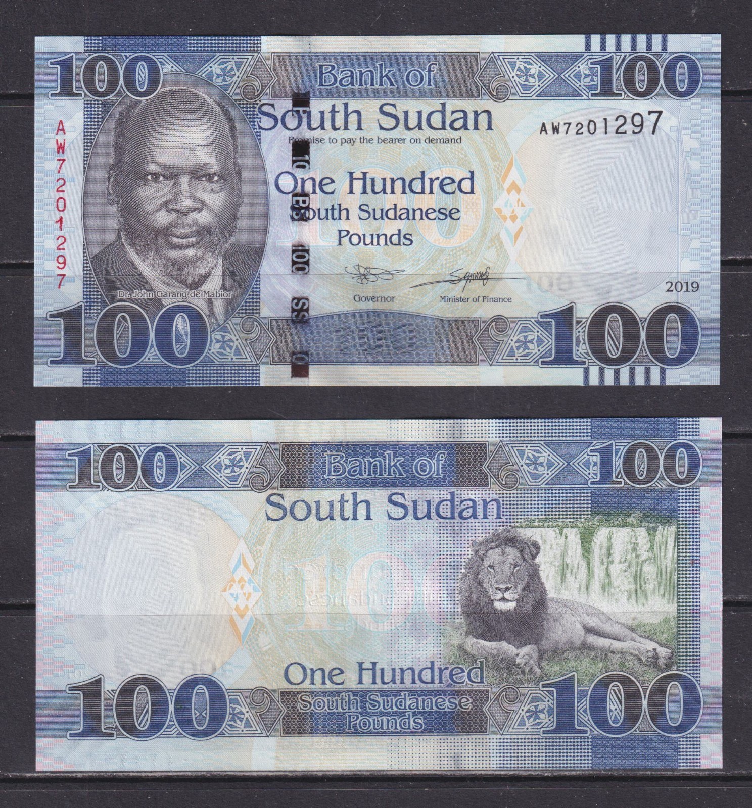 SOUTH SUDAN - 2019 100 Pounds UNC