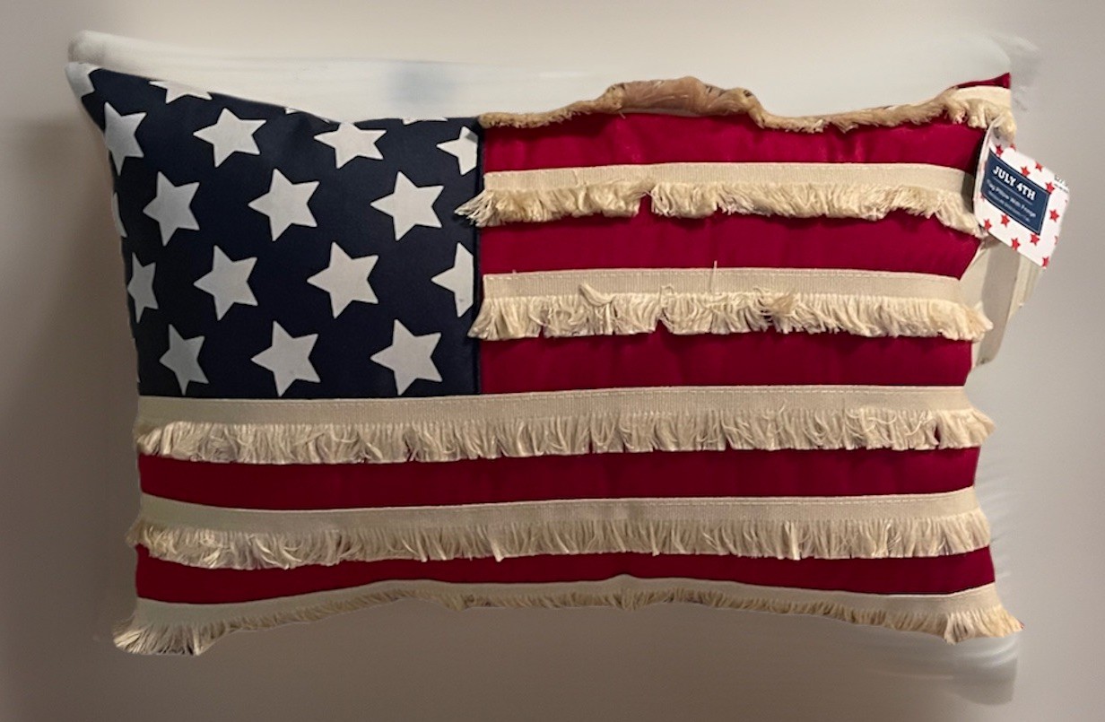 19”x 12” Patriotic Pillows