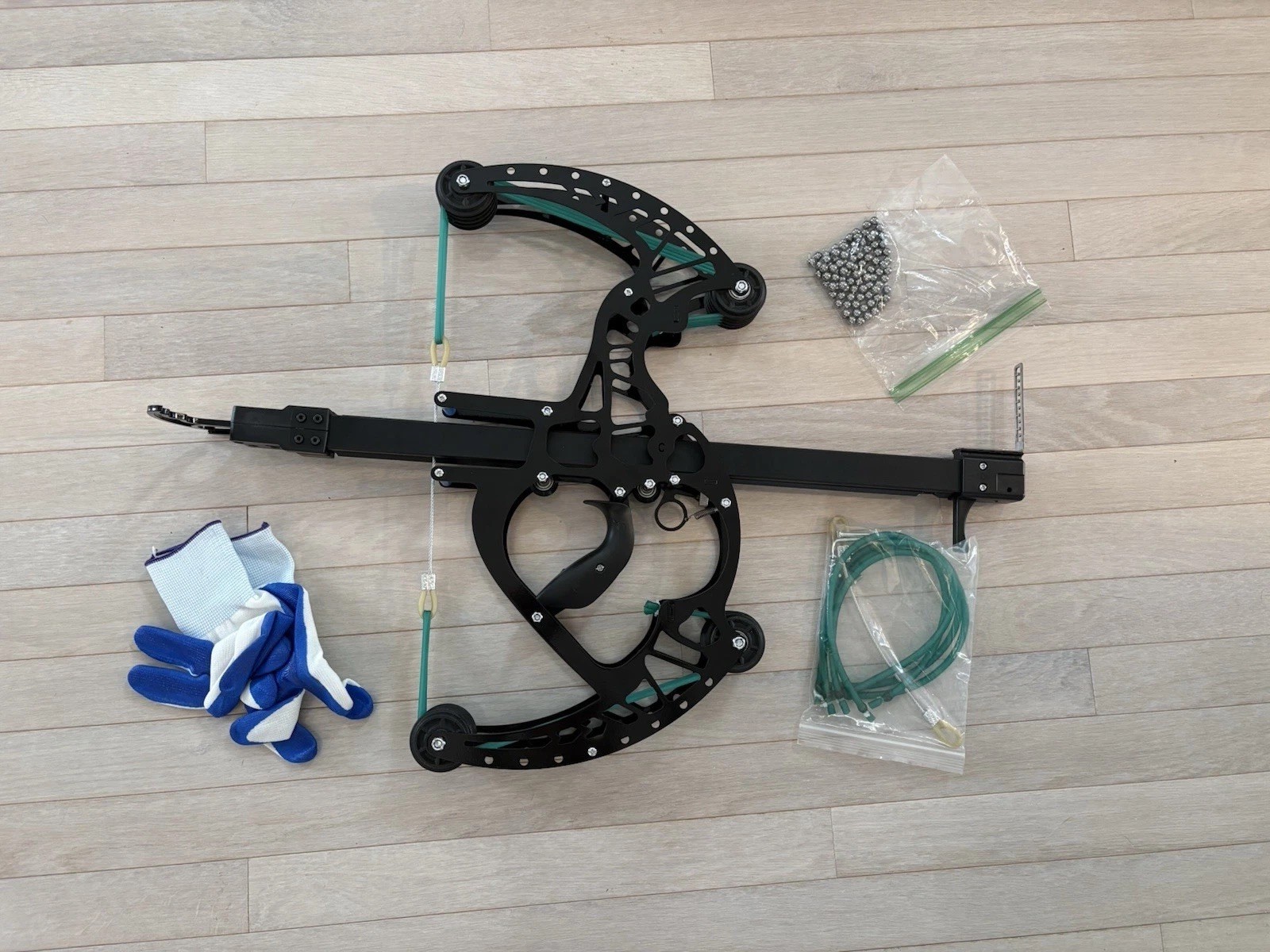 Ball Bearing Bow, Compound Bow Set That Shoots Steel Balls, Right Handed Hunt...