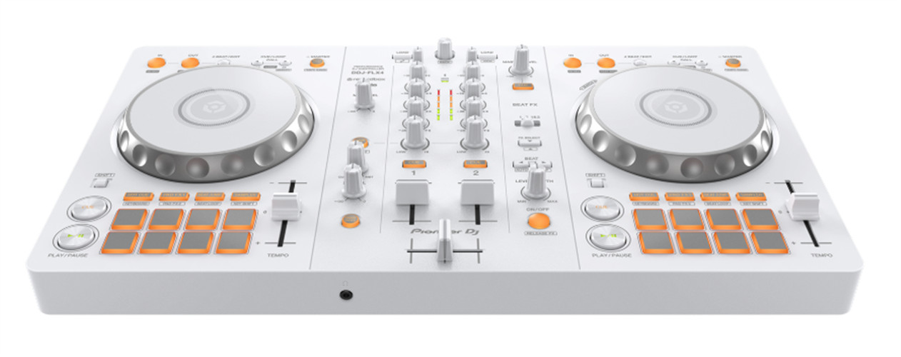 White DDJ-FLX4: 2-deck Digital Controller for rekordbox dj Software & Serato