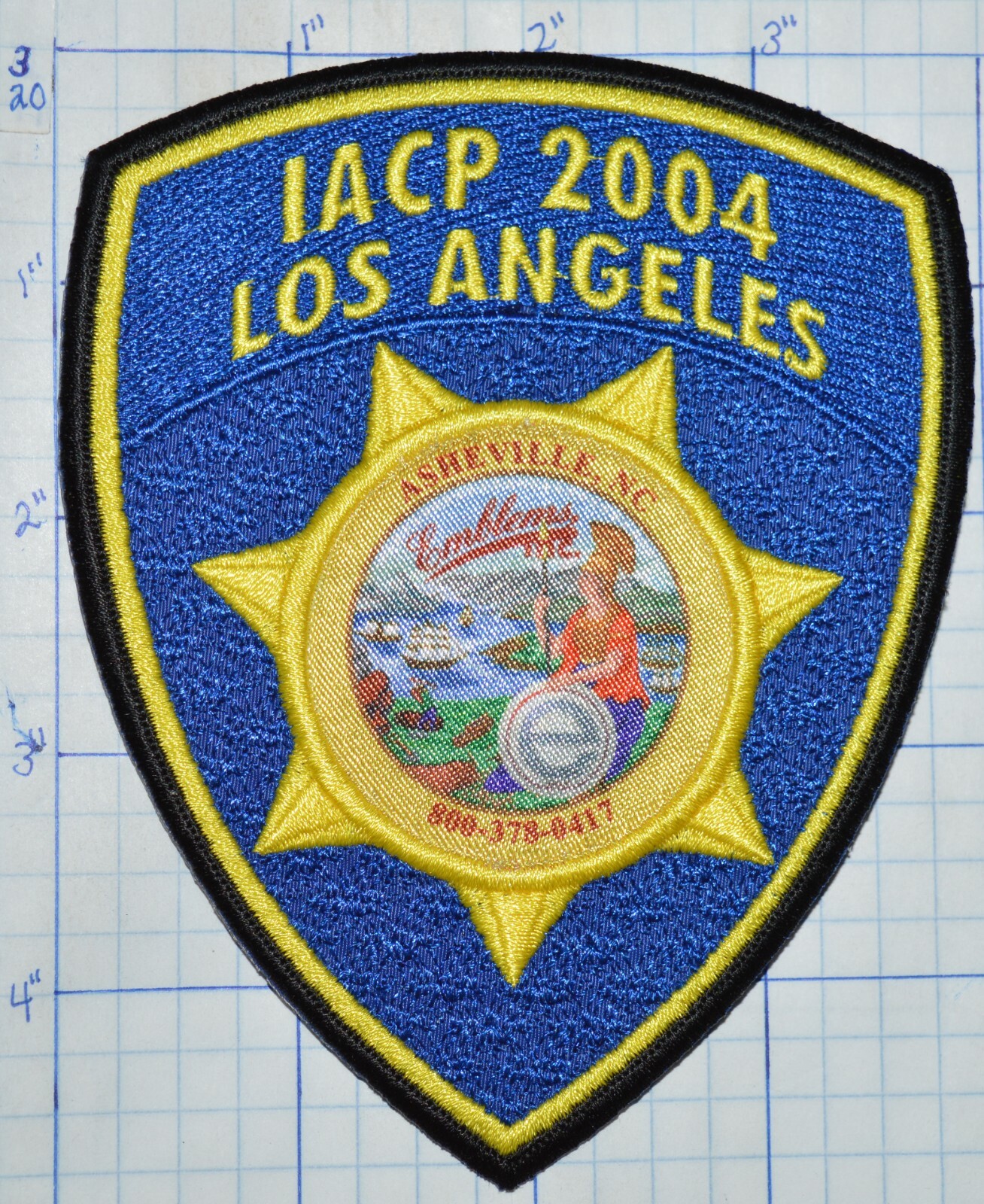IACP INT'L ASSOC CHIEFS OF POLICE LOS ANGELES 2004 EMBLEMS INC ADVERTISING PATCH
