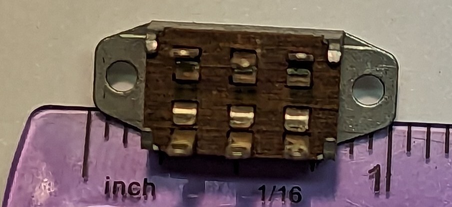 CW Miniature Slide Switch, DPST, Detent, Panel Mount, .5 amp. PHL PA (Each)