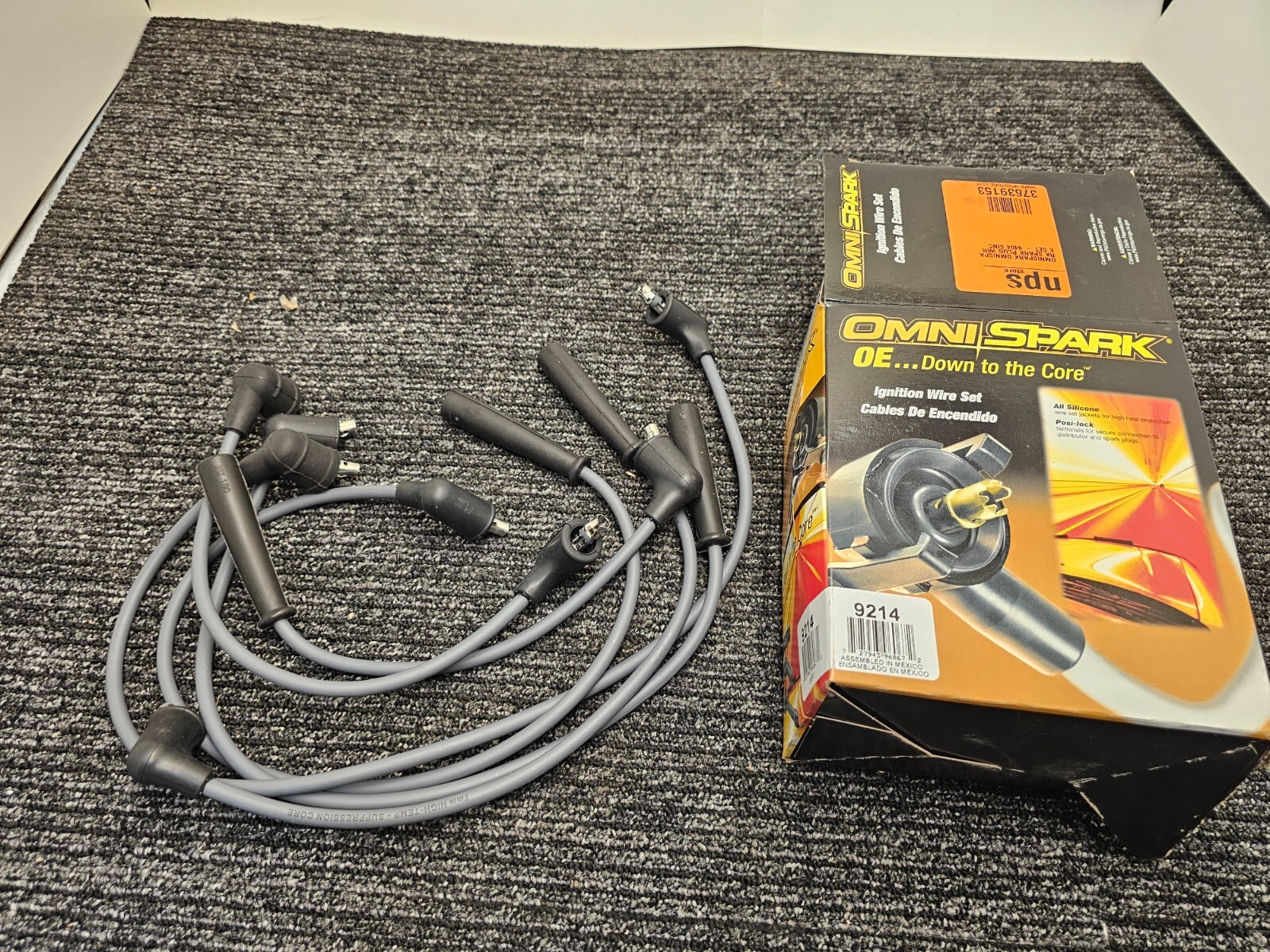 (QTY2)OMNISPARK SPARK PLUG WIRE 9214 FOR 89-90 NISSAN 240SX SE;90-94 D21 PICK UP