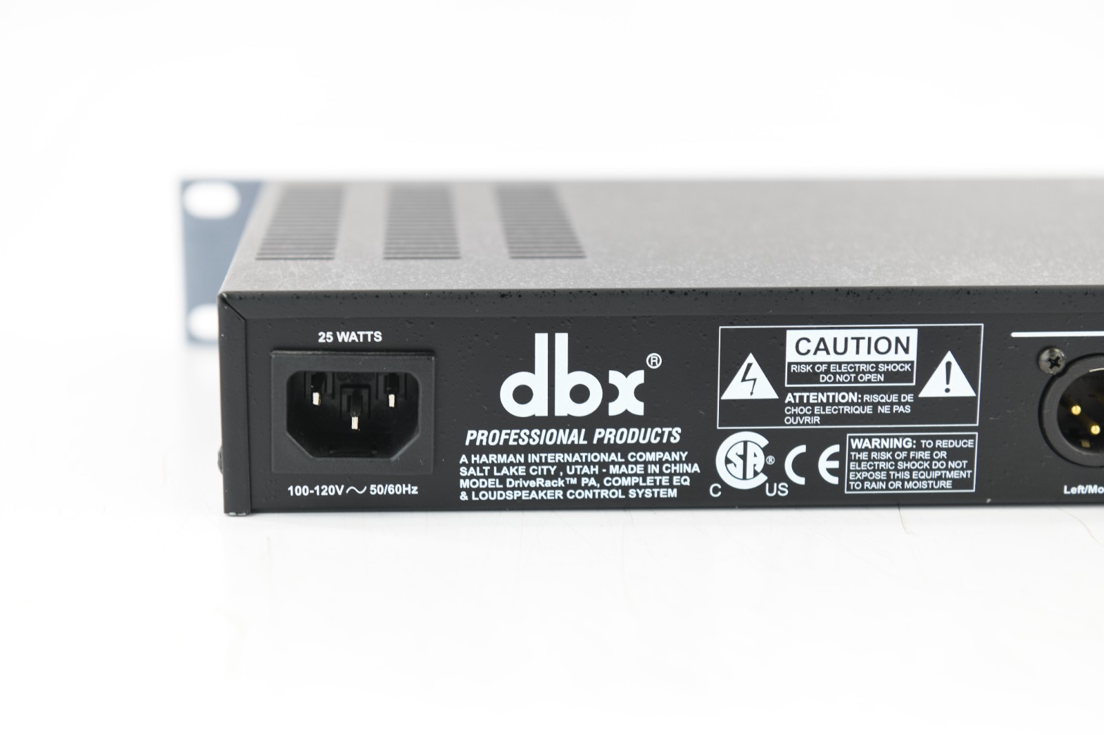DBX DriveRack PA Model DBXPAV - Complete Equalization Loudspeaker Control System