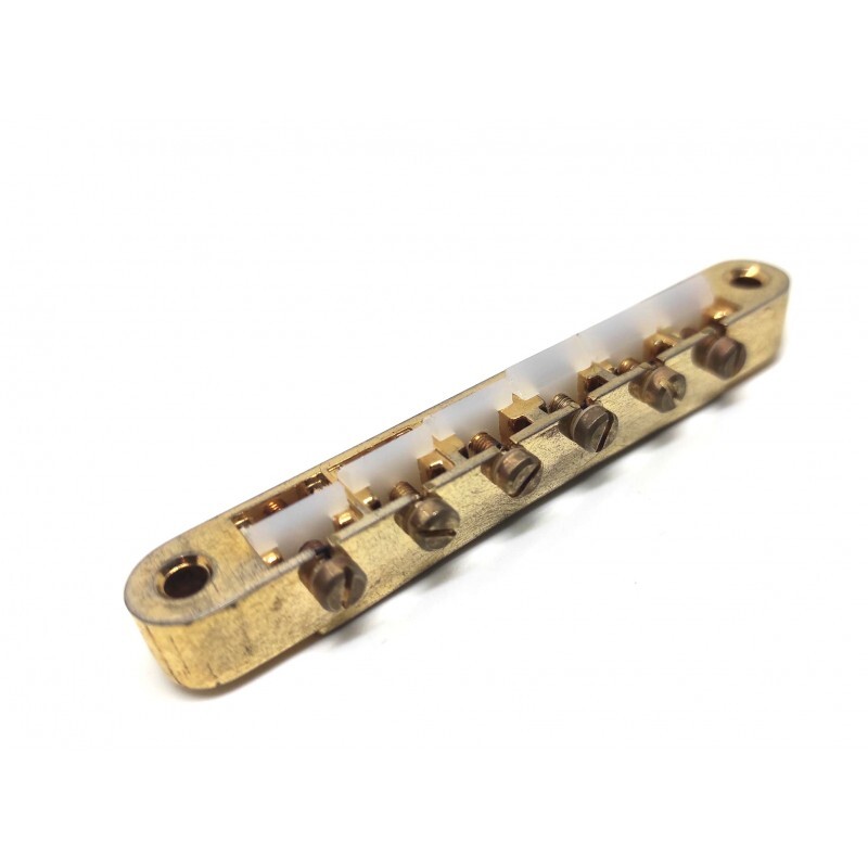 Faber Gold AGED Bridge + Tailpiece set, ABR-1,Nylon saddles