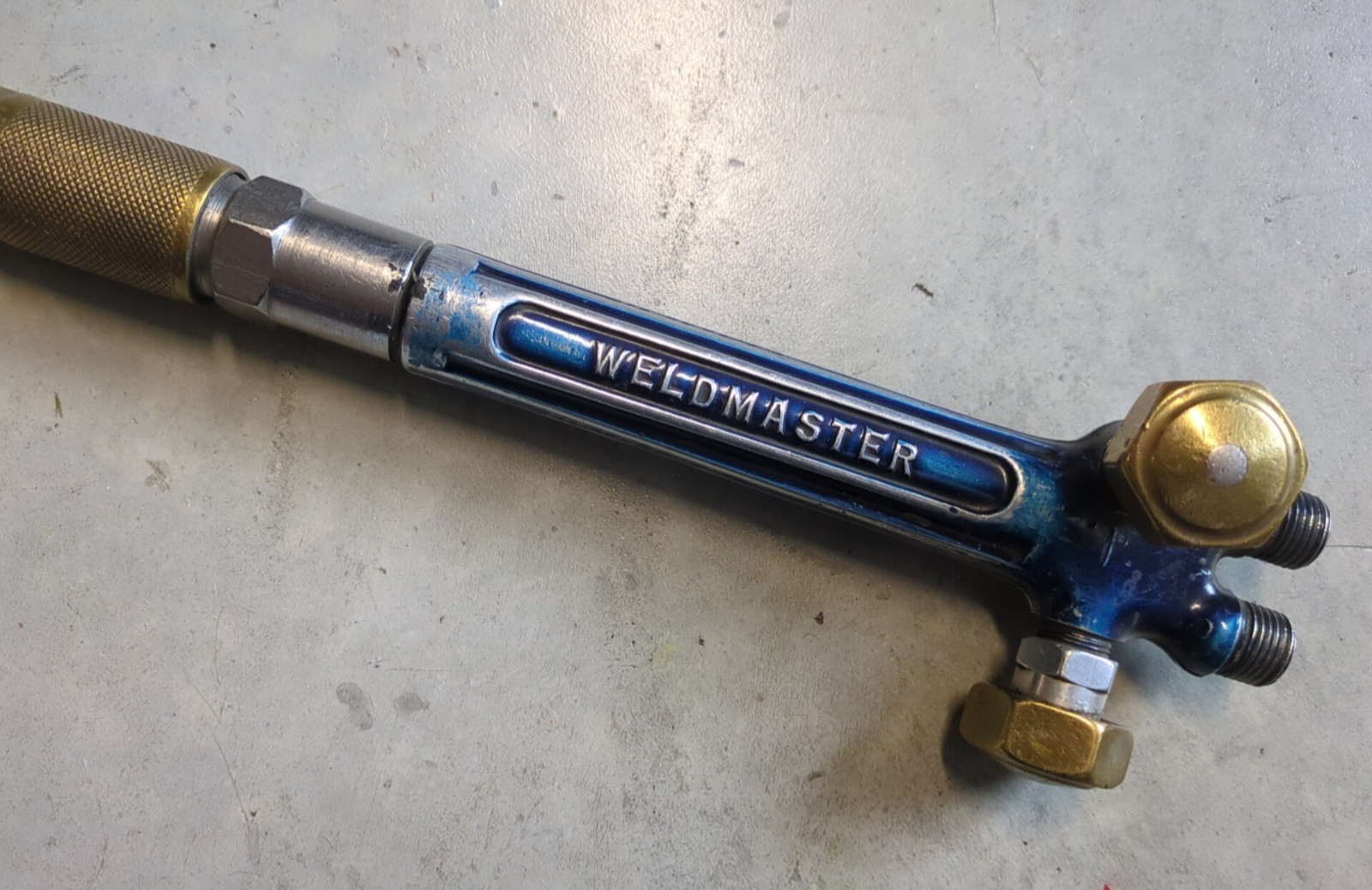 Vintage Meco Weldmaster Oxy-Acetylene Welding Torch Handle & Tip