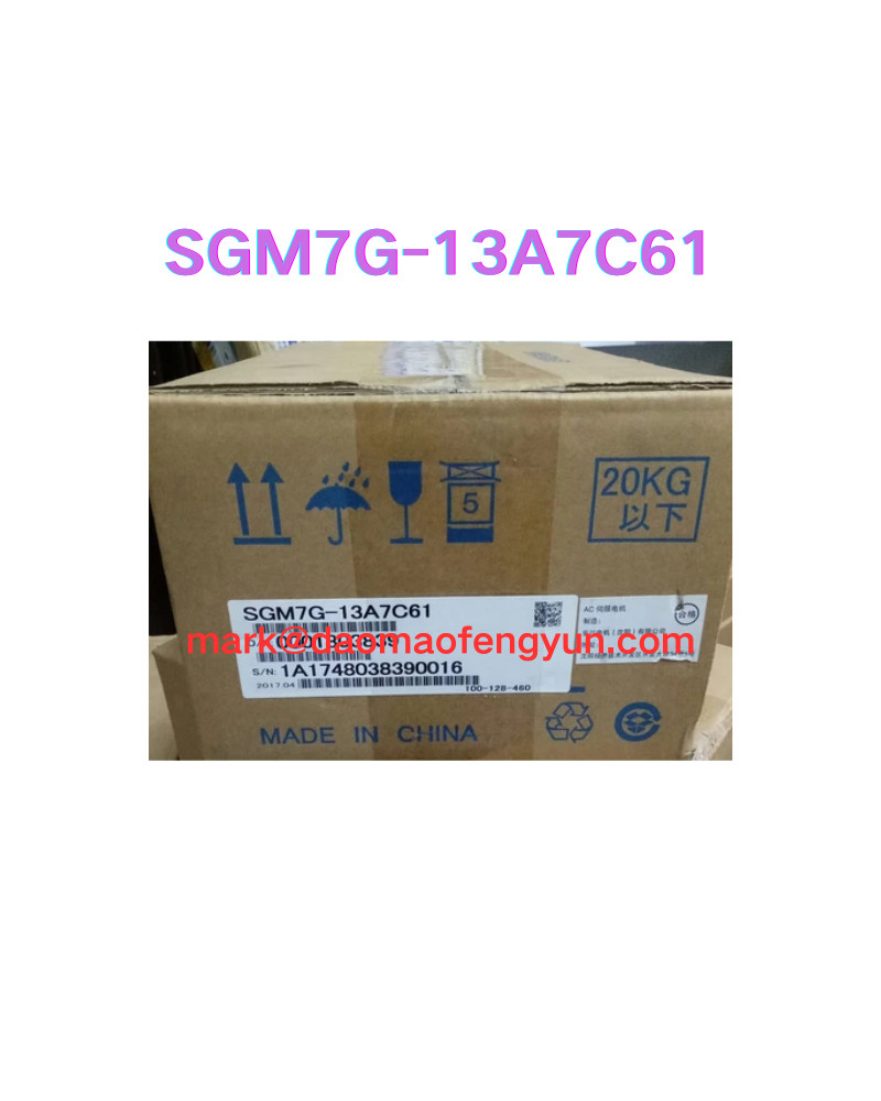 SGM7G-13A7C61 New servo motor, fast shipping, DHL/FEDEX/UPS
