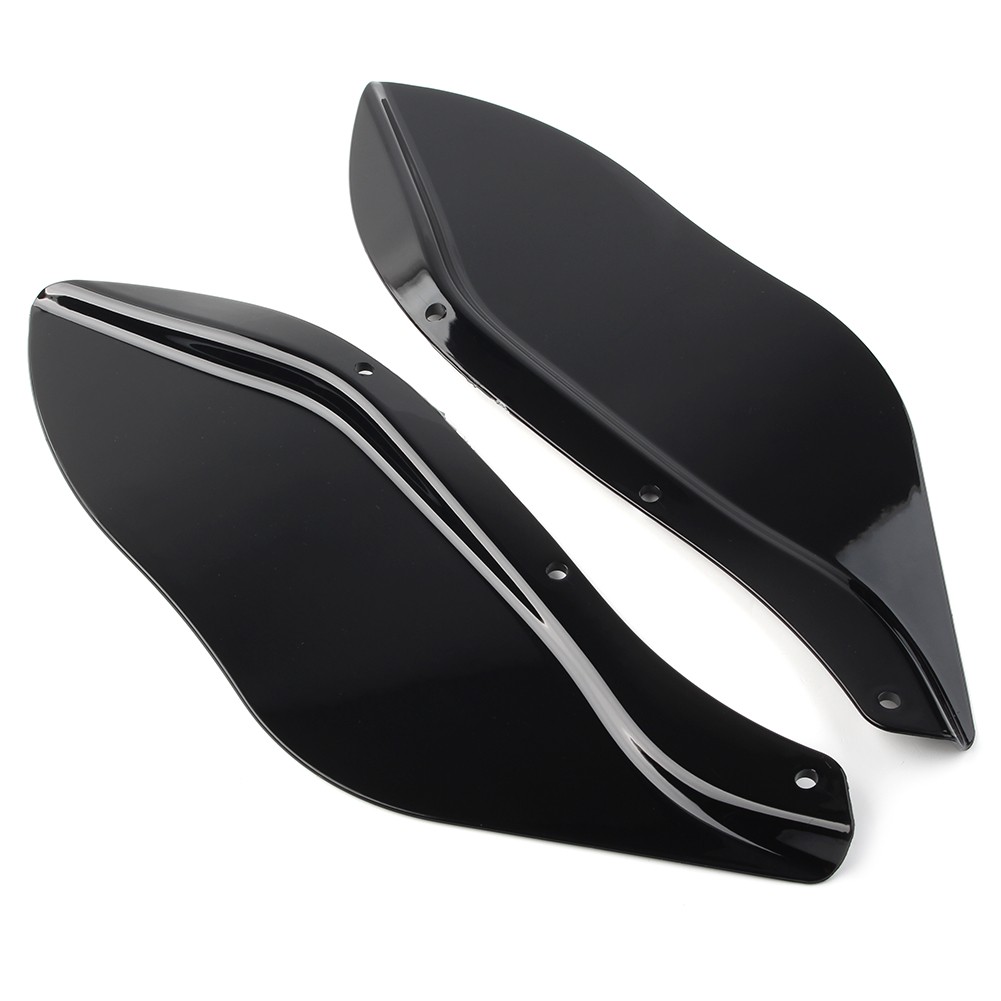 1 Pair Fairing Windshield Air Deflector For Harley Street Electra Glide 96-13 US