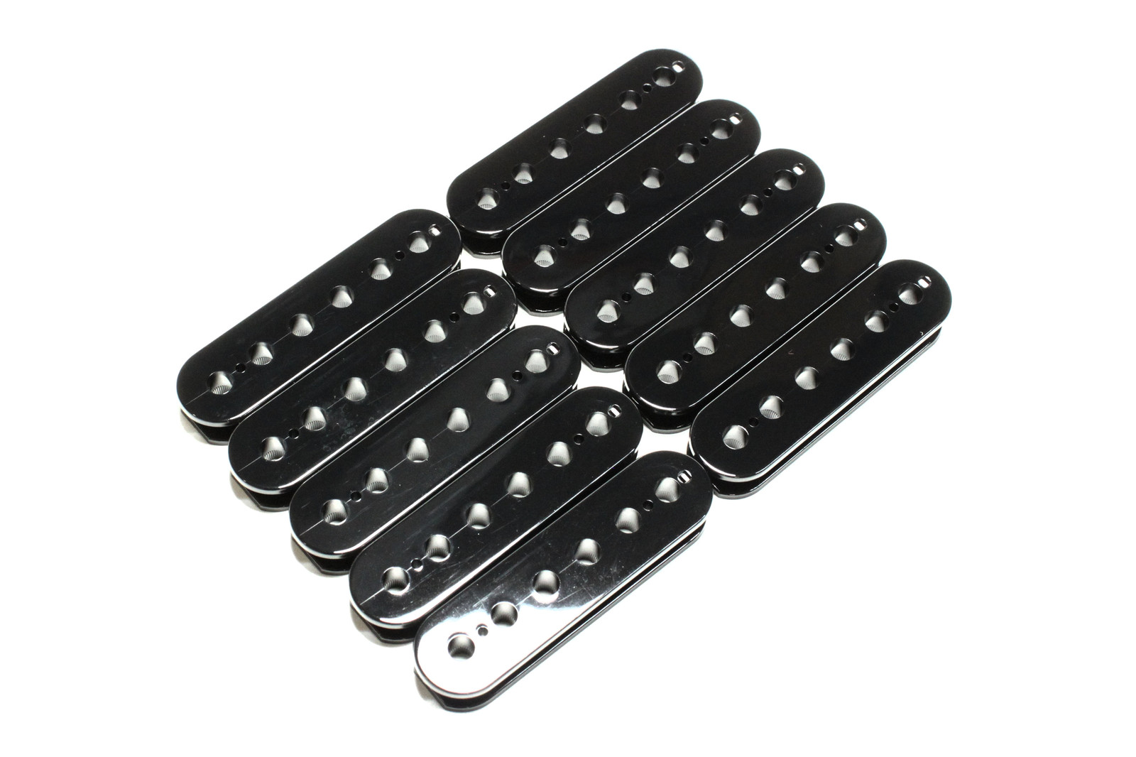Humbucker Slug Side Pickup Bobbin Black 49.2mm 10 pk for pickup makers