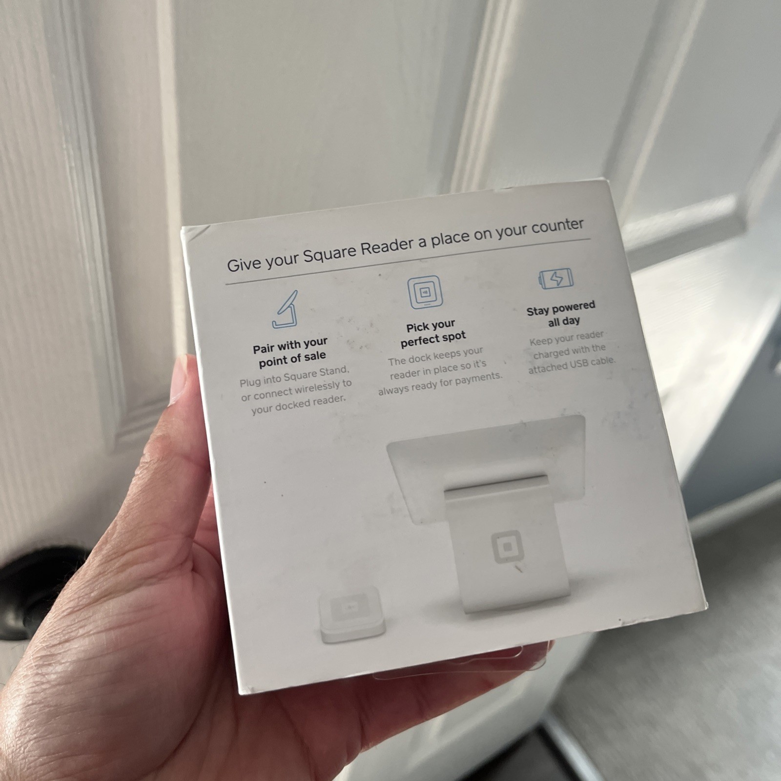 Square Dock for Square Reader With USB Cable