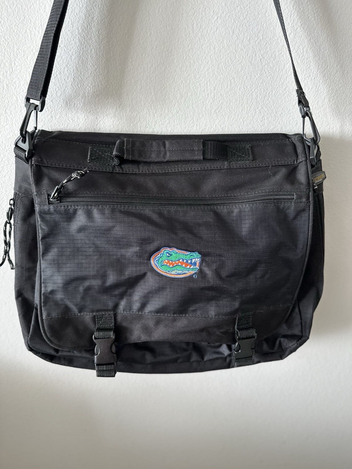 Coronado University Of Florida Laptop Bag Messenger Nylon Black Multiple Pockets
