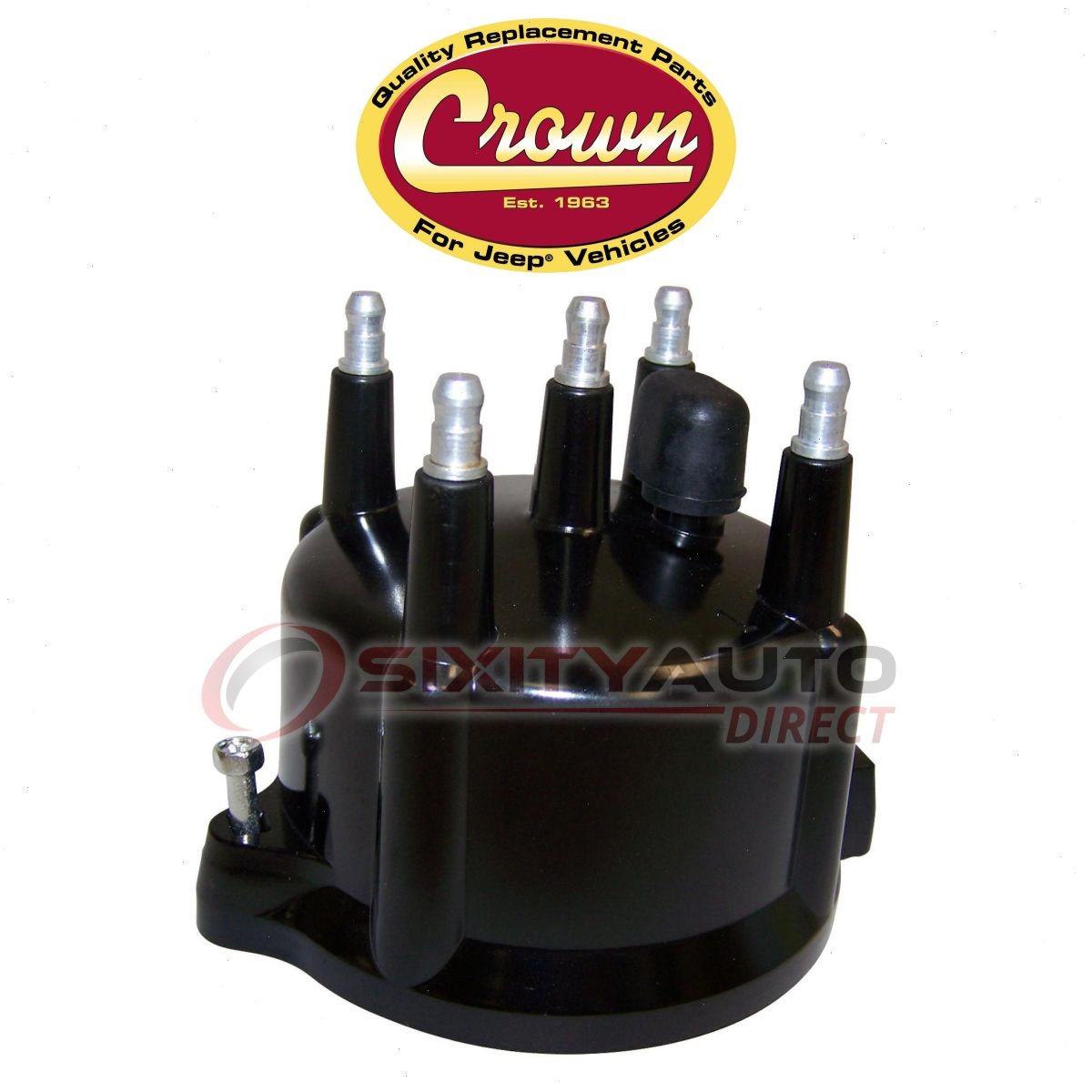 Crown Automotive Distributor Cap for 1991-1992 Jeep Comanche 2.5L L4 - ny