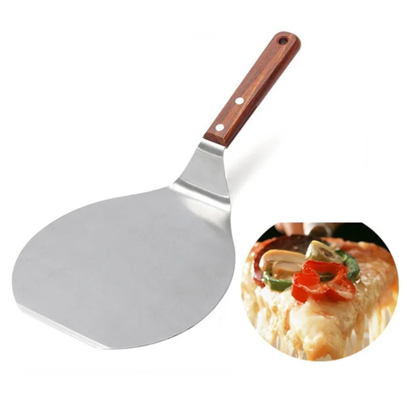 Extra-Large Wide Spatula Turner, Cookies Pancake Spatula with Wooden Handle