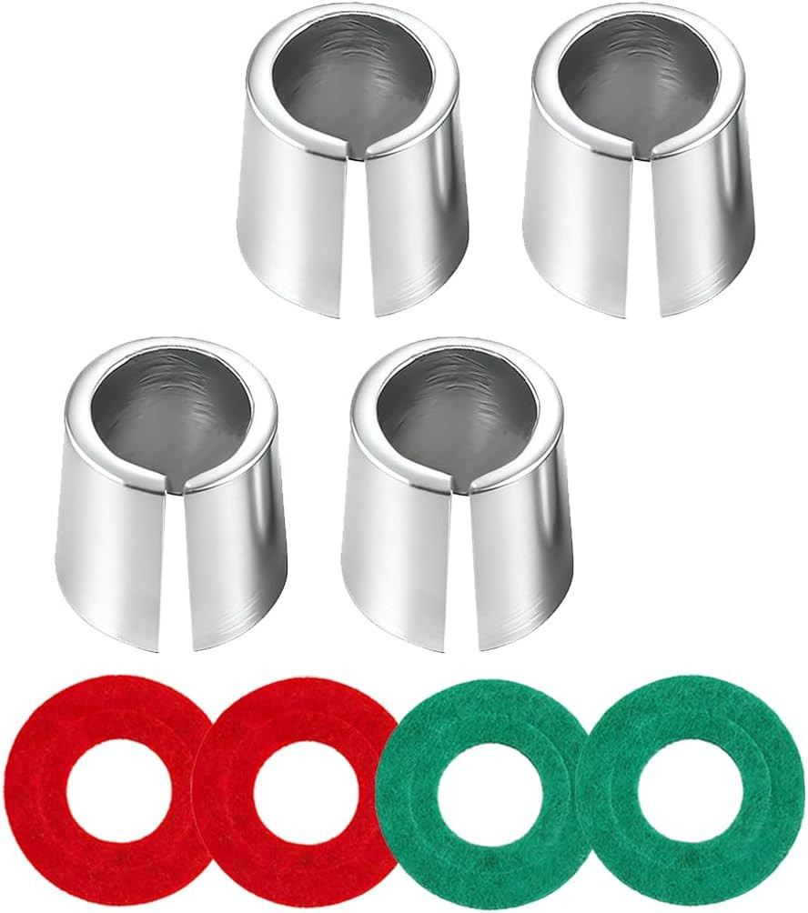 4PCS Battery Terminal Shim Set,Positive & Negative Battery Post Shims Kit wit...