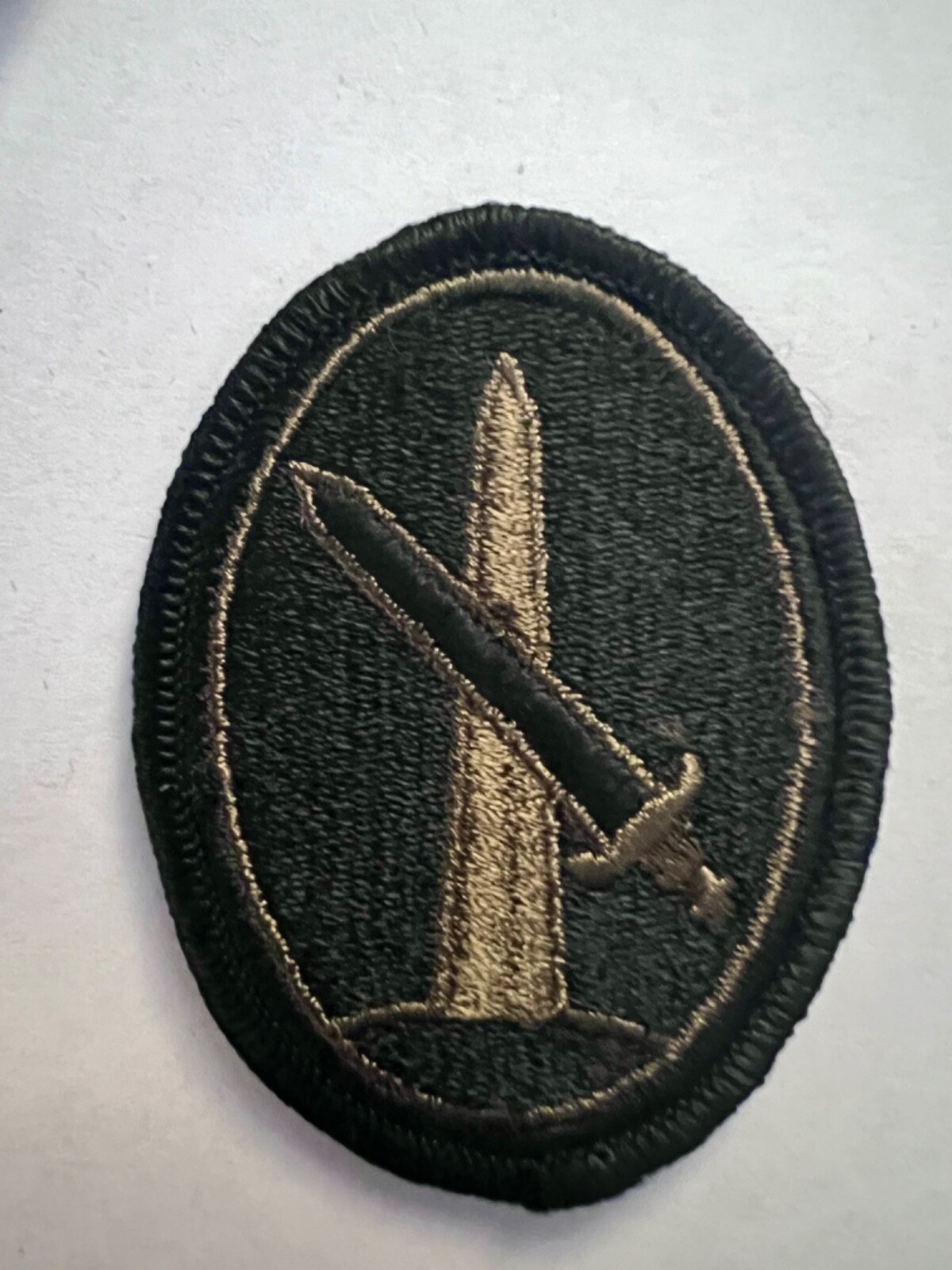 Military District of Washington DC Subdued Patch