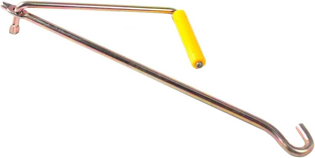 Car Truck Van Scissor Lift Jack Crank Handle, Steel Tire Wheel Lug Yellow