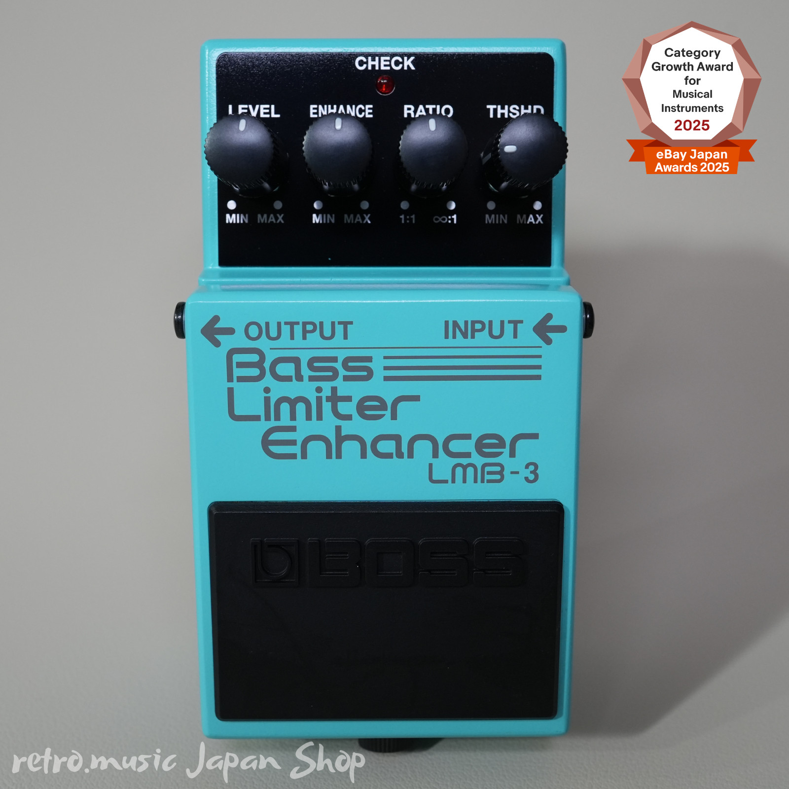 Boss LMB-3 Bass Limiter Enhancer Guitar Effects Pedal Volume Dynamic Control