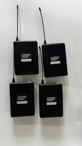 UHF Wireless Microphone System Cordless Lapel/Headset/Lavalier Mic(4