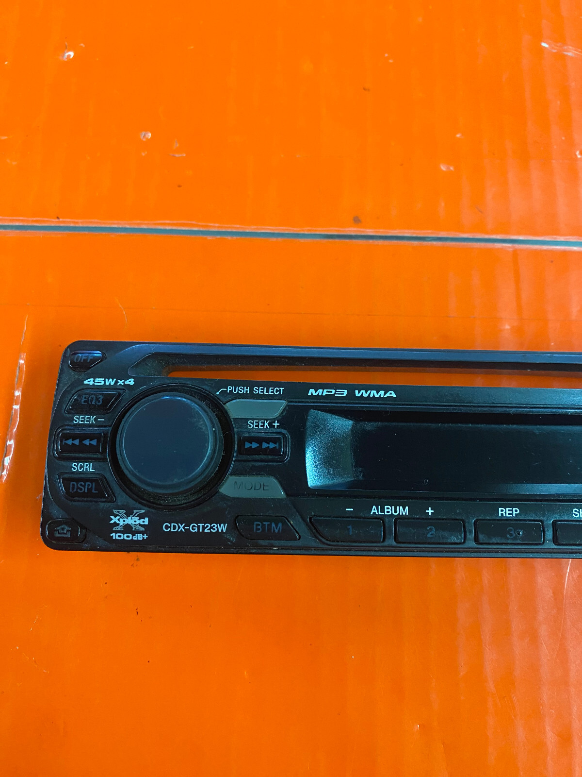 cdx gt23w Faceplate Only
