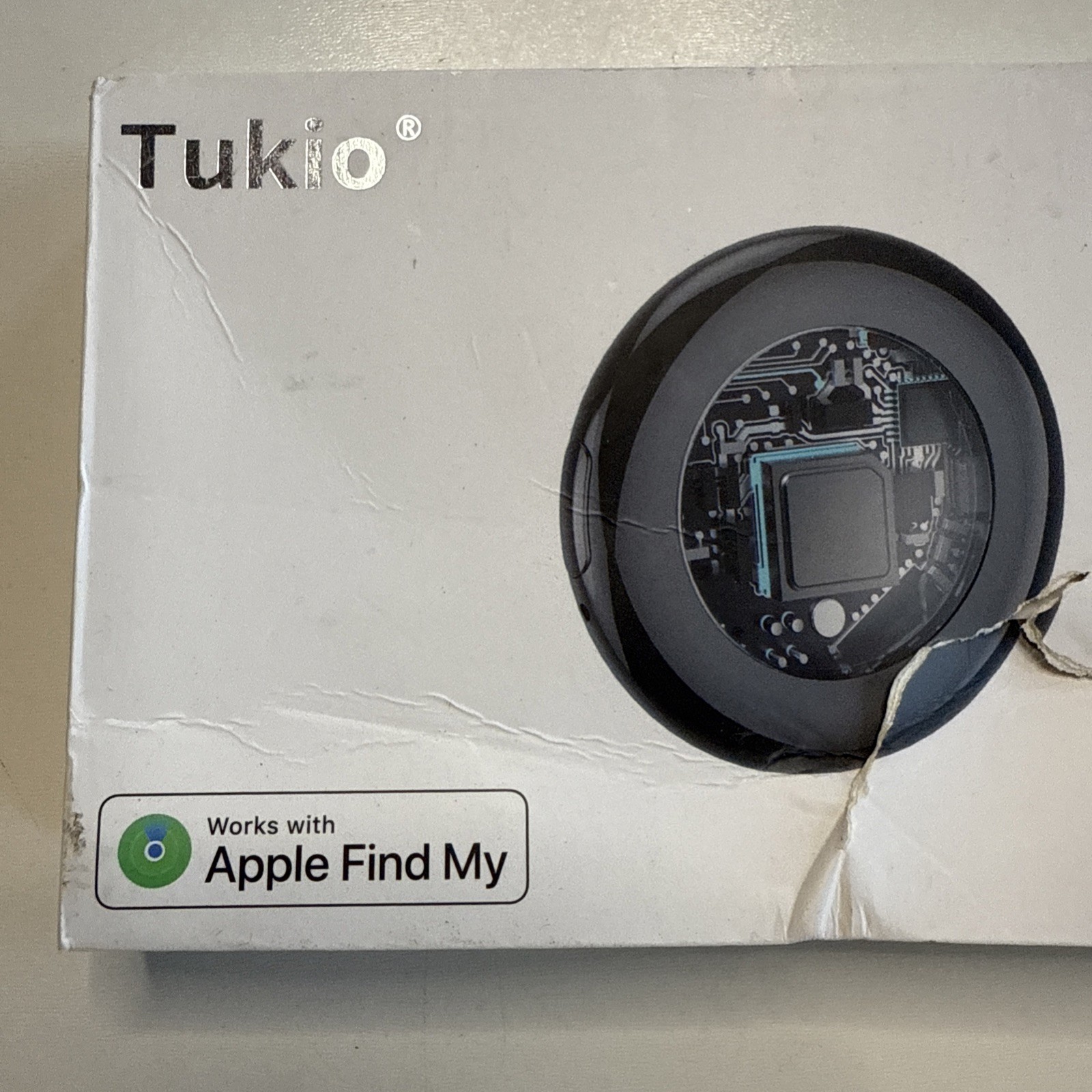 Tukio Lucid Portable Locator Device Air Tracker Tags Bluetooth - 4 Pack, Damage
