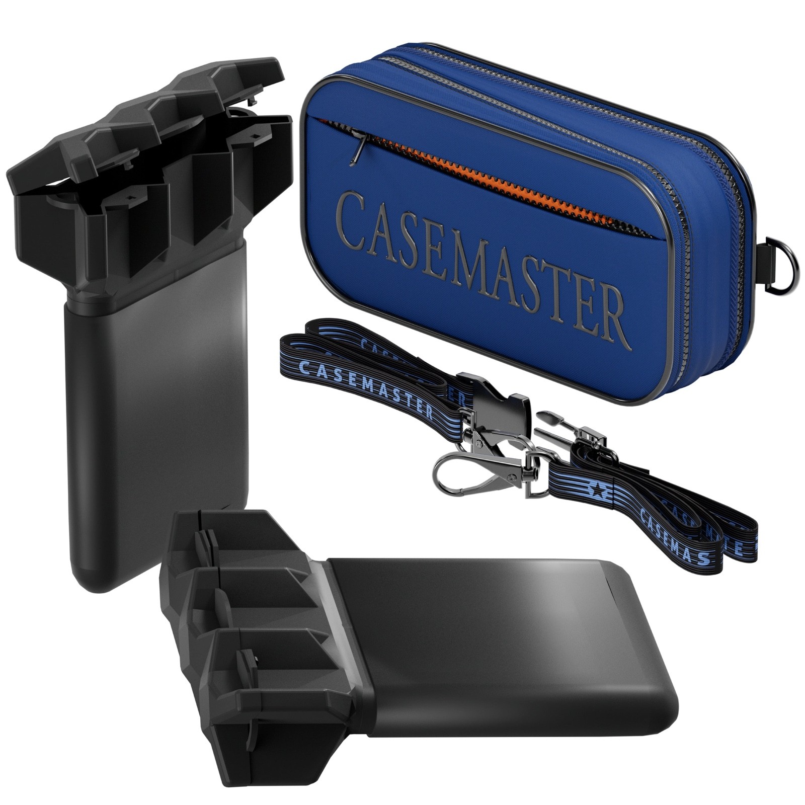 VIPER CASEMASTER OASIS NOMAD BLUE DART CASE HOLDS 6 SETS OF DARTS NEW SHIP FREE