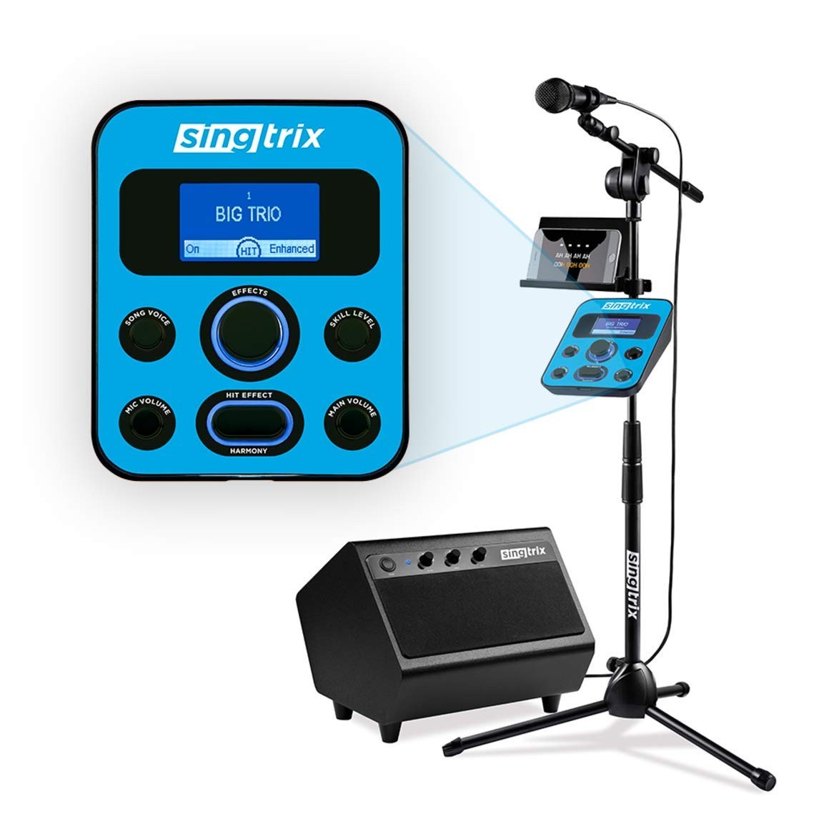 Singtrix Party Bundle, Includes All Colors: Orange, Pink, Blue & Black