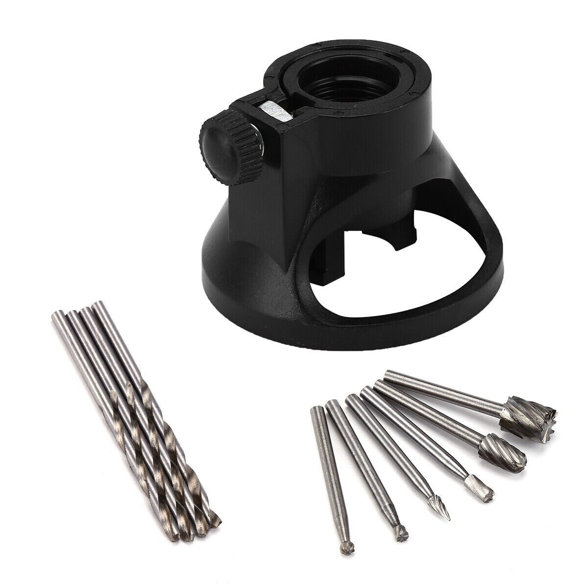Dremel Rotary Multi Tool Cutting Guide HSS Router Drill Bits Set Attachment Kit